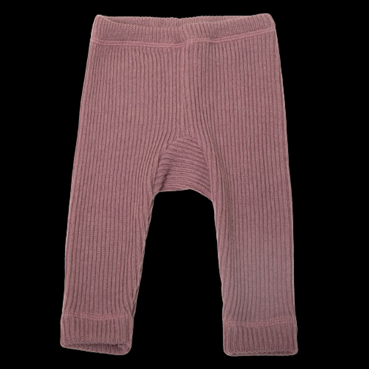 Joha leggings i tyk rib - Uld - Rosa - 100