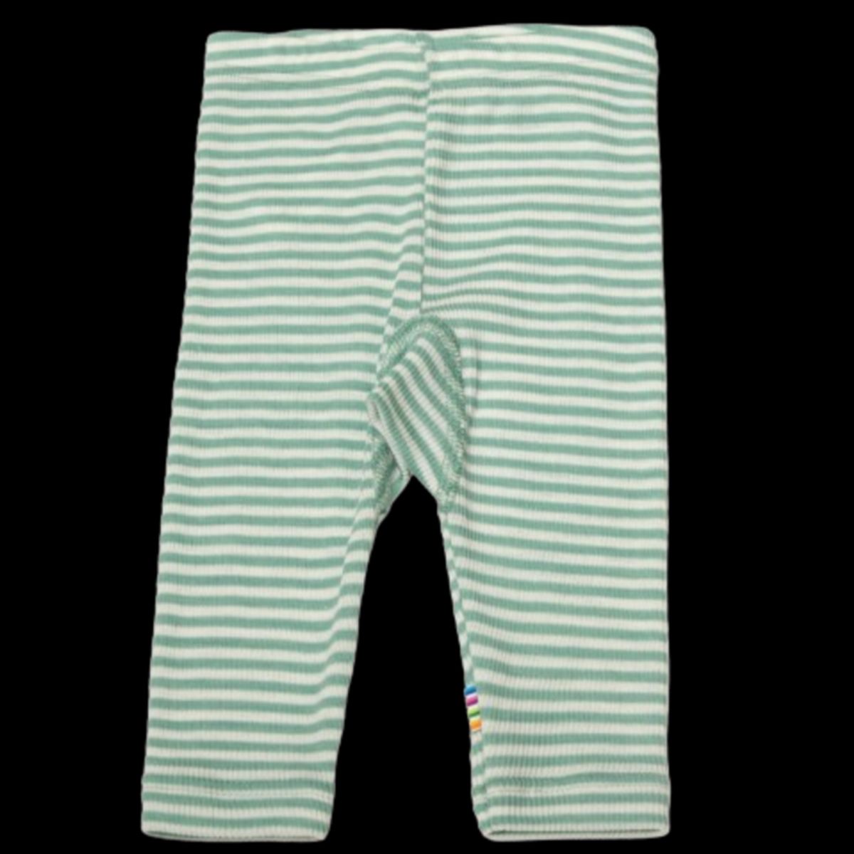 Joha leggings i Uld/Silke -Striber- Mint - 60