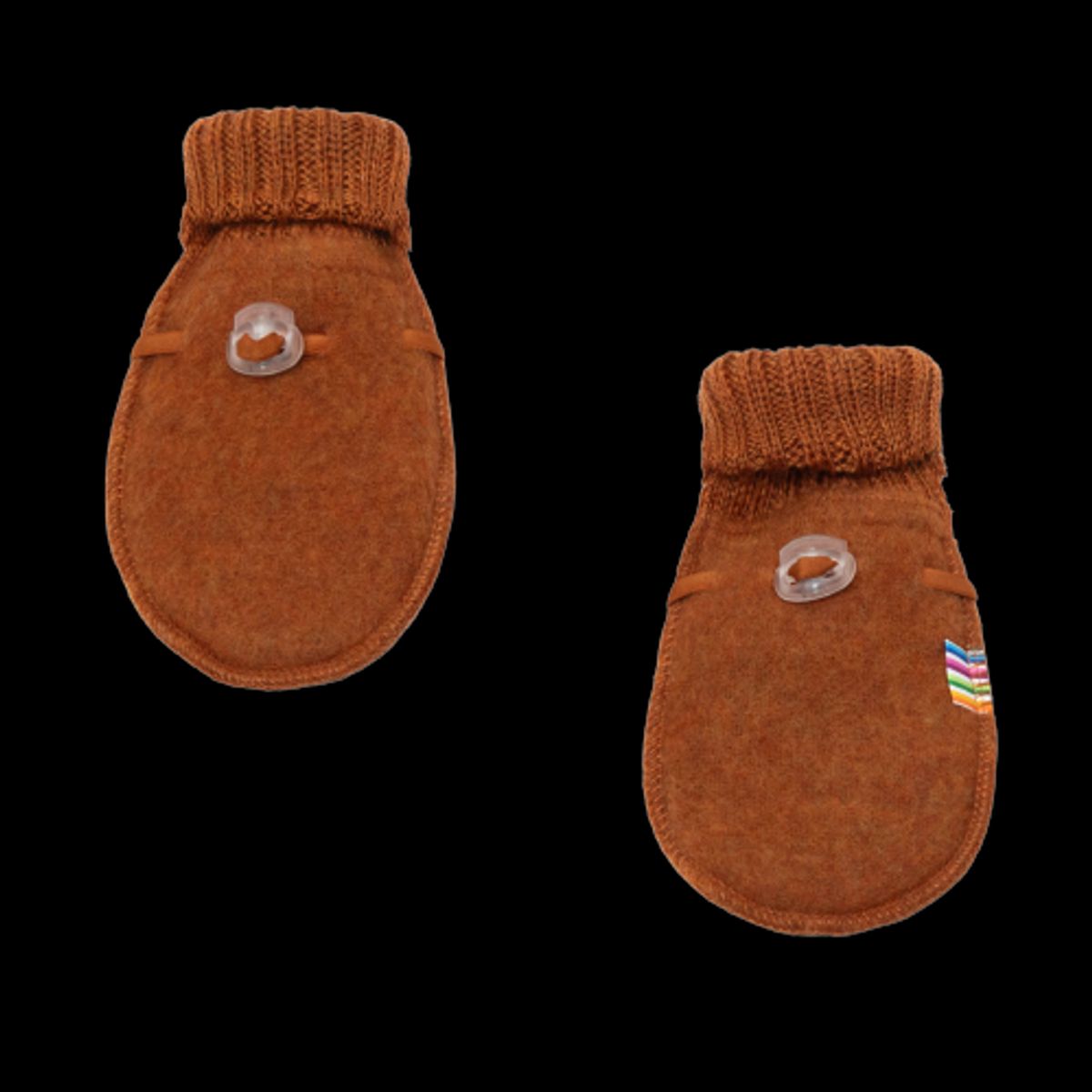 Joha mittens i uld - Orange - 60