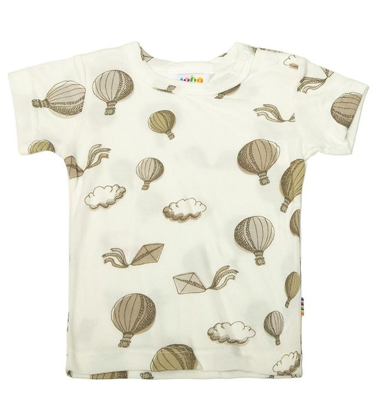 Joha T-shirt - Bambus - Off White m. Luftballon