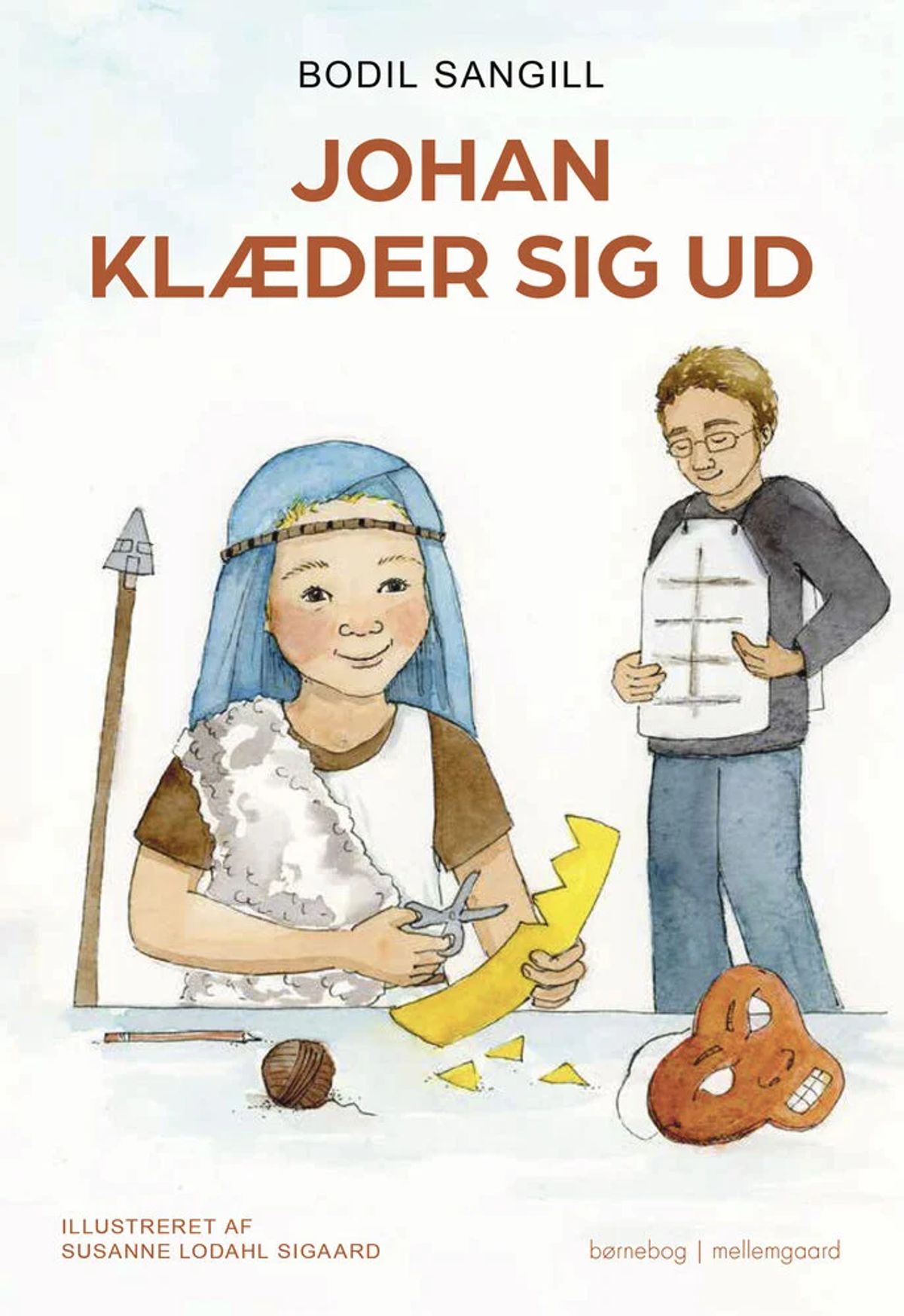 Johan klæder sig ud