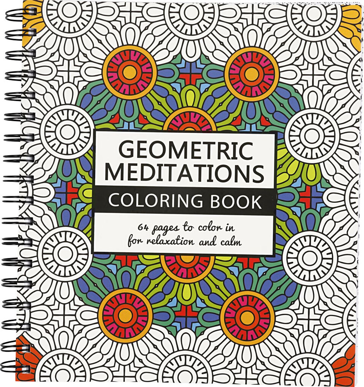 Johanna Basford Malebog - Geometrisk Meditation - Diverse - Bog