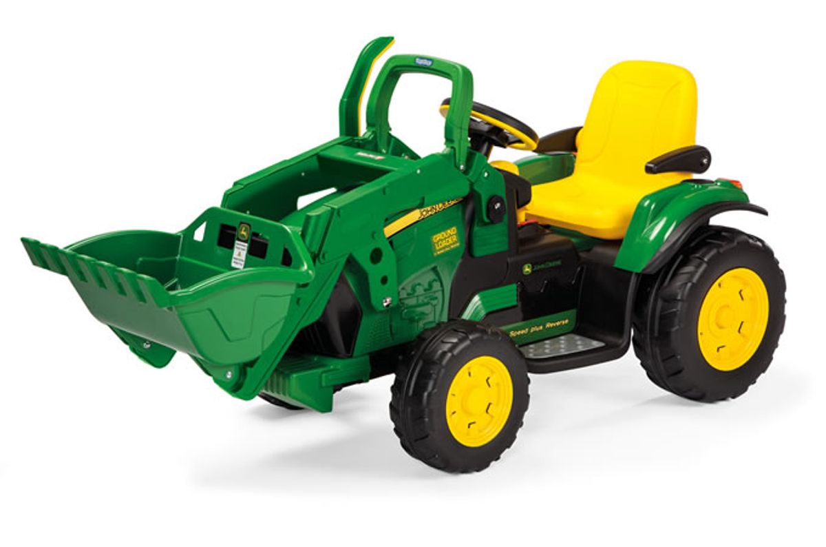 John Deere Ground Loader EL Traktor med frontskovl 12V