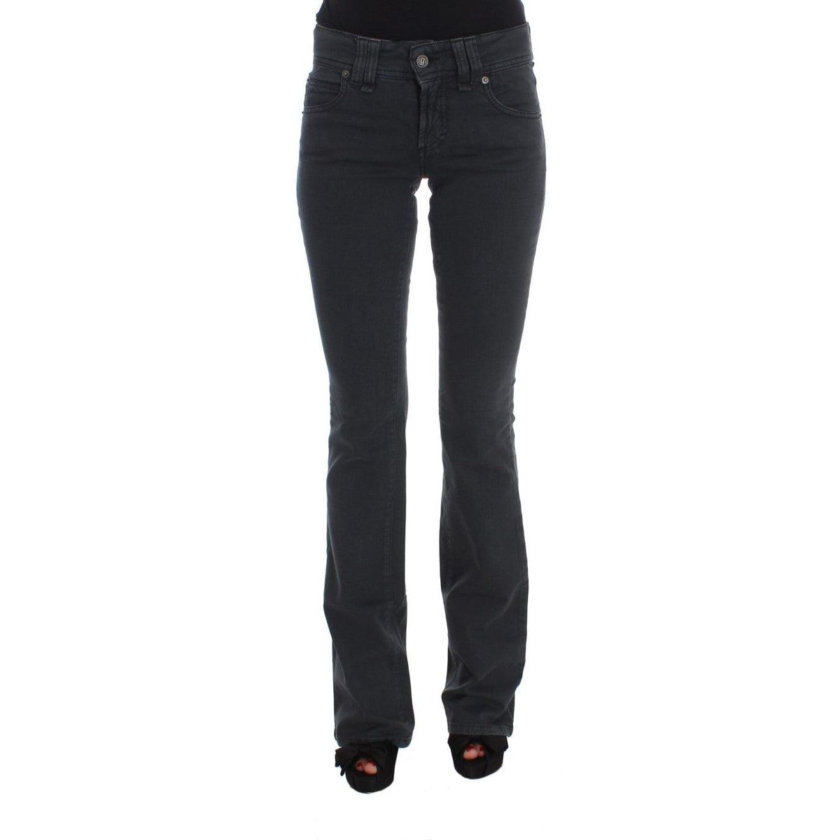 John Galliano Elegant Slim Fit Bootcut Denim Jeans