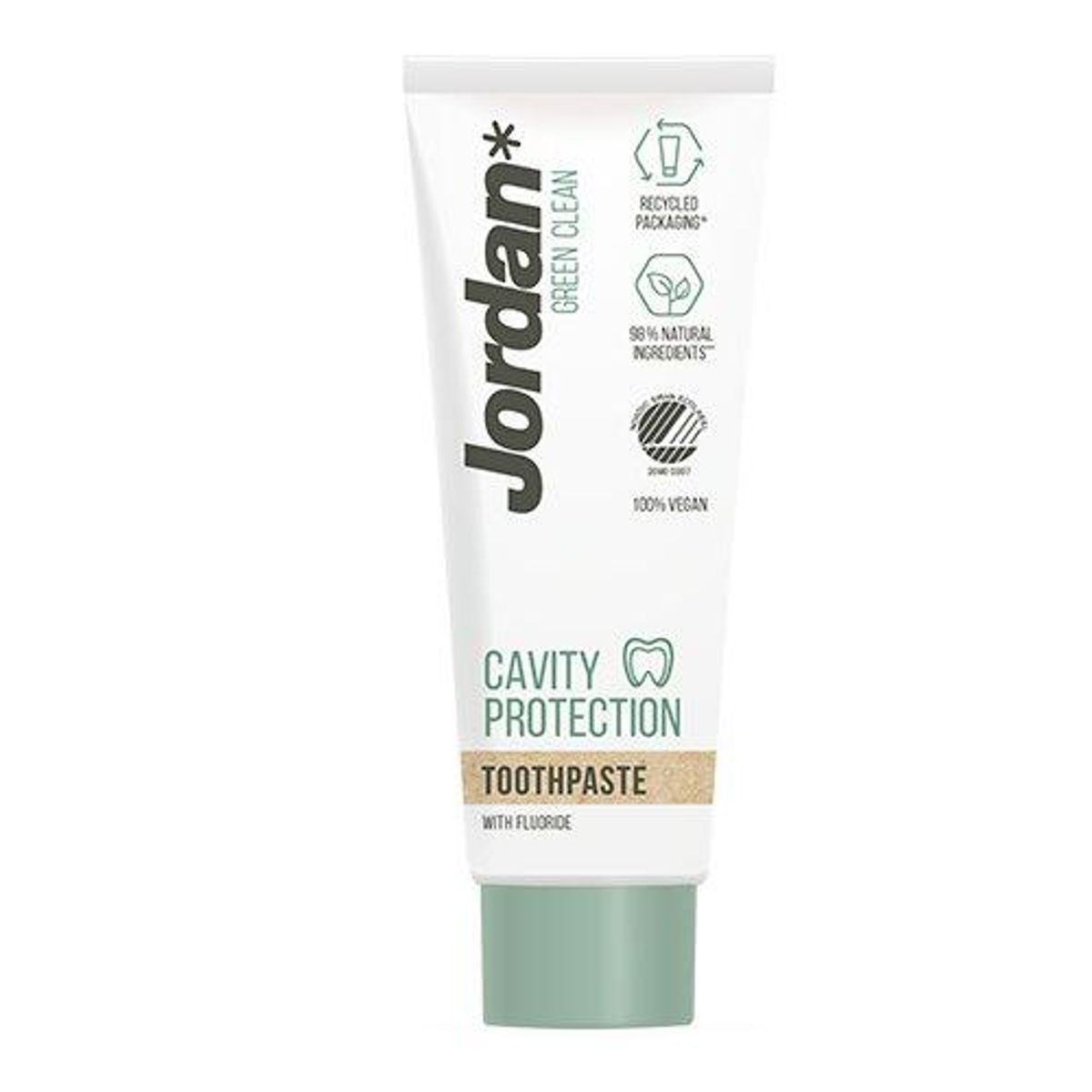 Jordan Caries Protection Tandpasta Green Clean, 75ml.