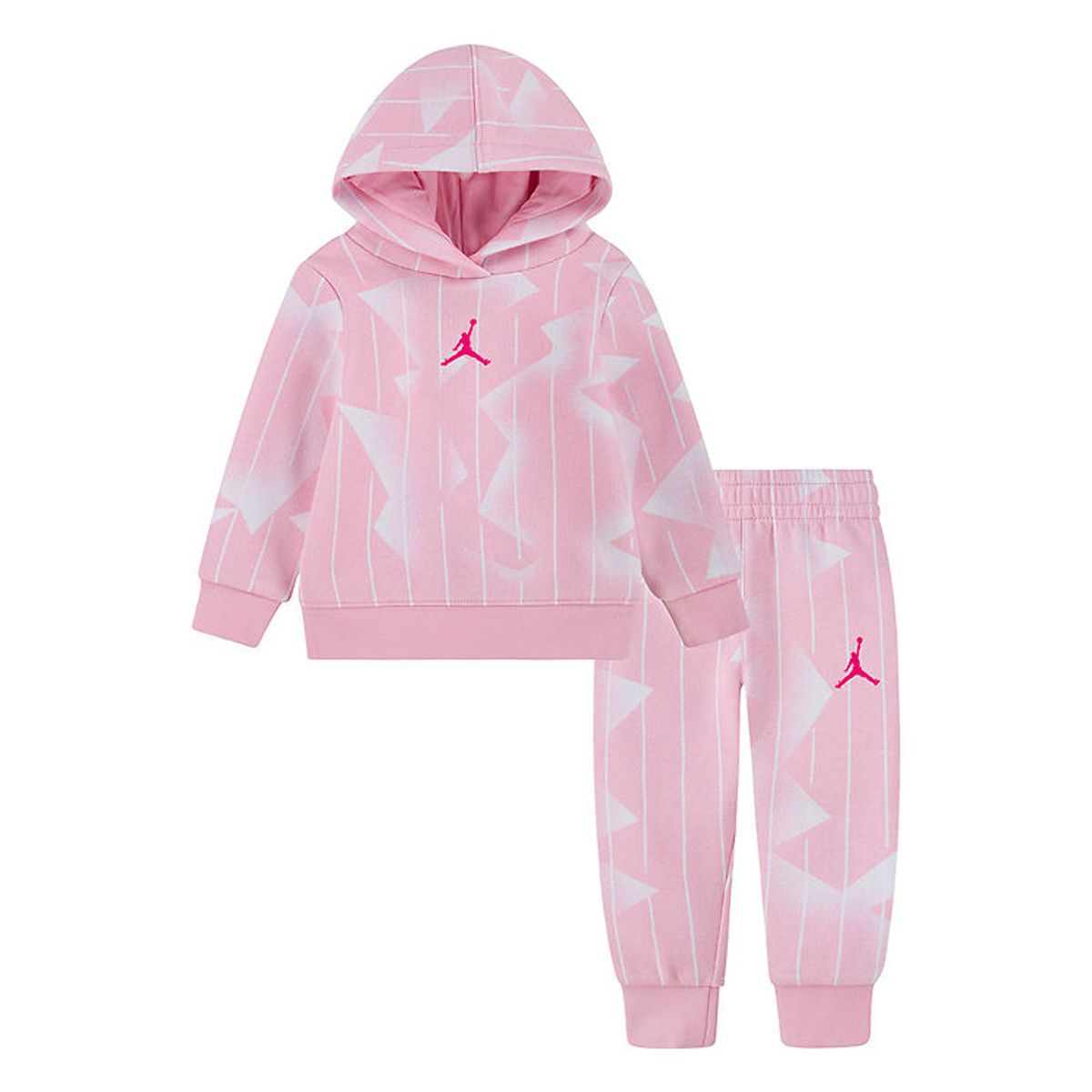 Jordan Sweatsæt - Medium Soft Pink m. Hvid