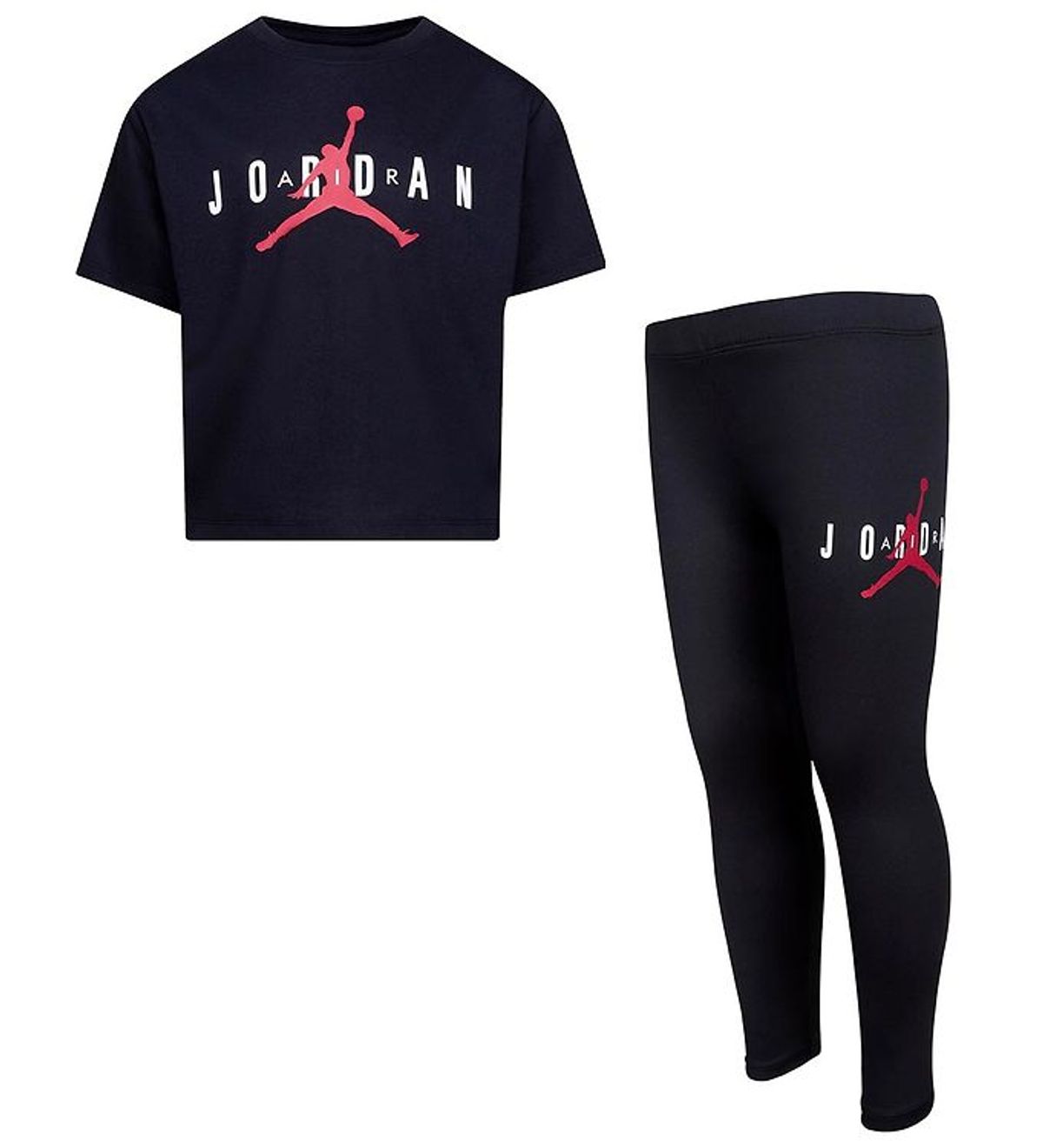 Jordan Sæt - T-shirt/Leggings - Sustainable - Sort