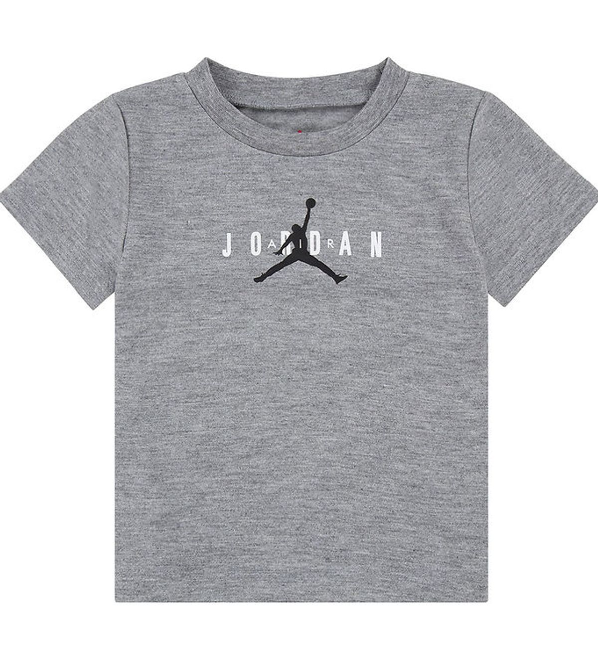 Jordan T-shirt - Gråmeleret m. Logo