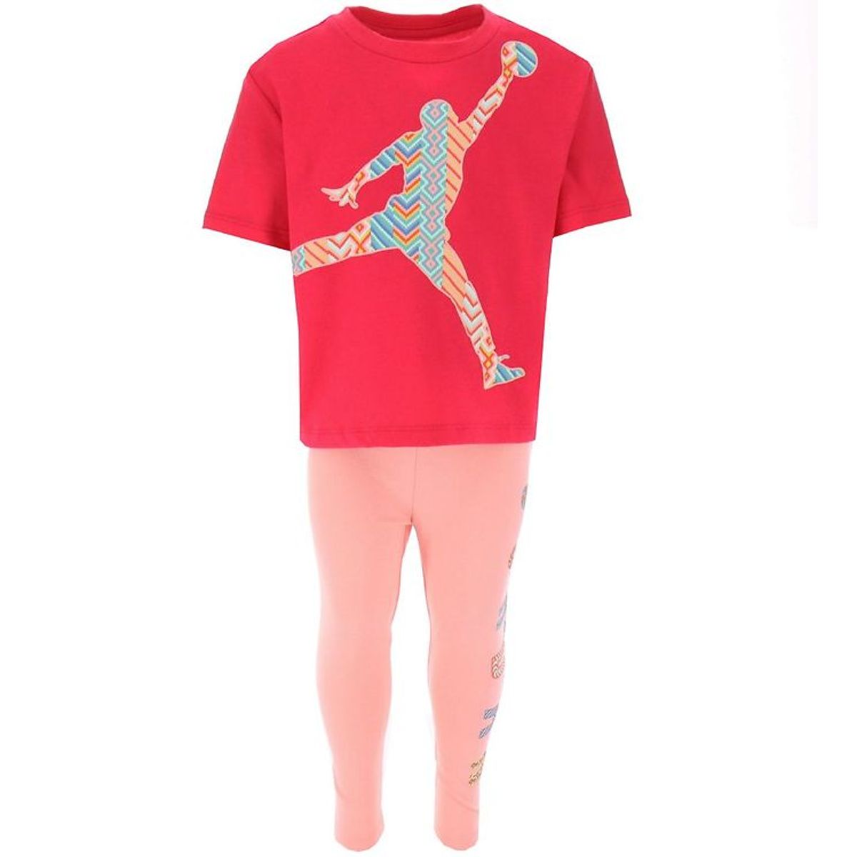 Jordan T-Shirt/Leggings - Girls Bff - Bleached Coral