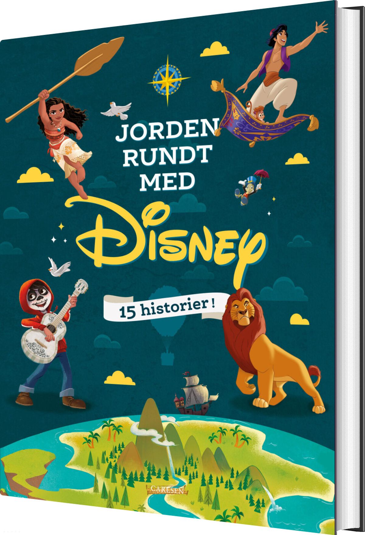 Jorden Rundt Med Disney - Disney - Bog