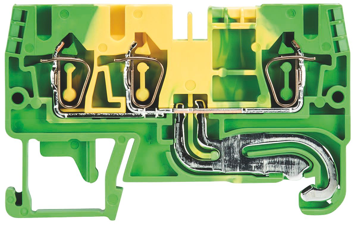 Jordklemme Wkfn 2,5D1/2/Sl/35 Gul/Grøn