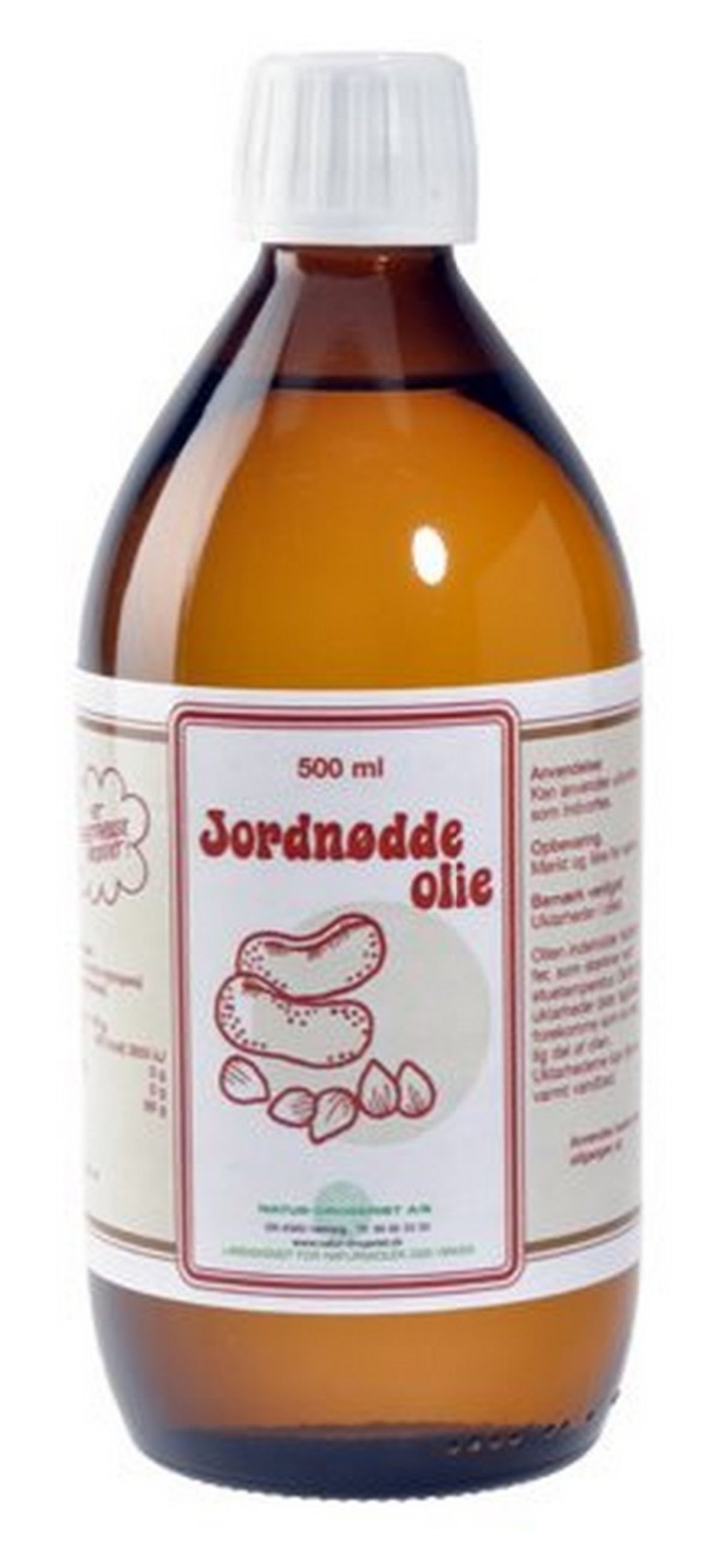 Jordnøddeolie Natur Drogeriet, 500ml.