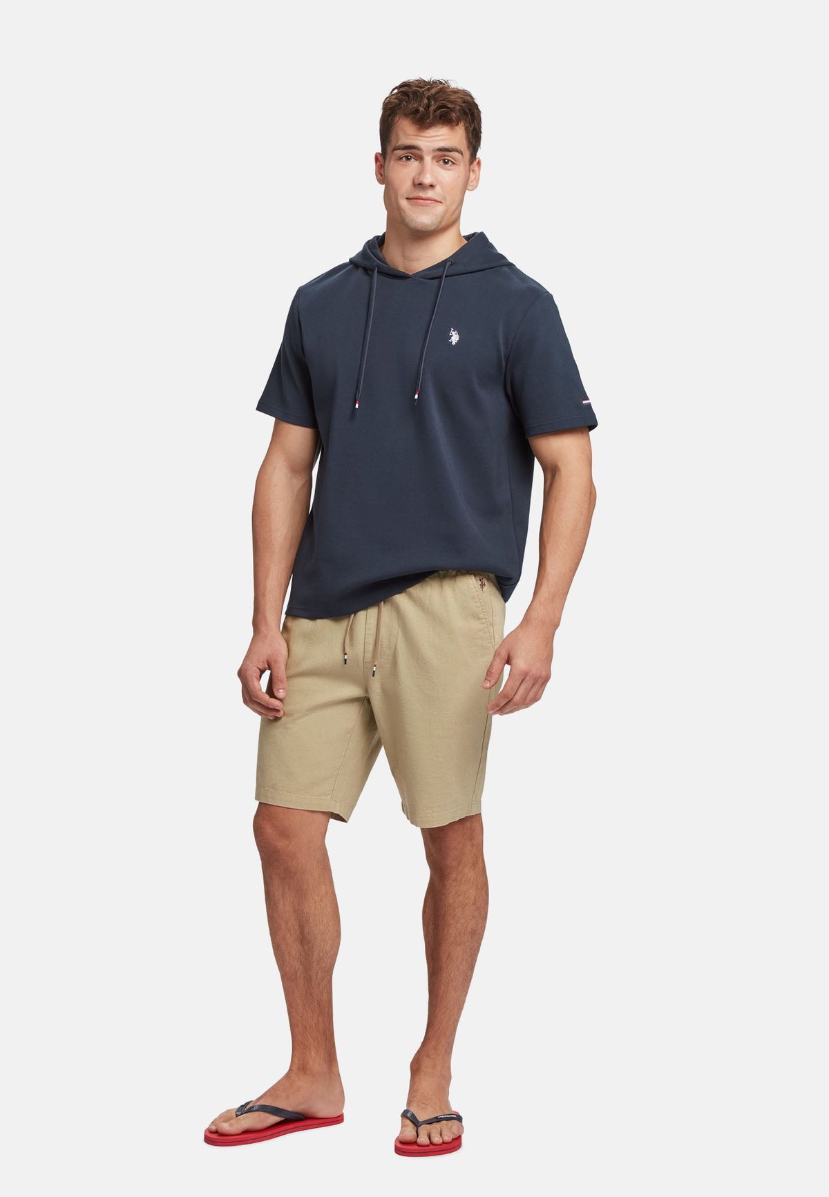 Jorge Linen Shorts - U.S. Polo Assn - Herre - L