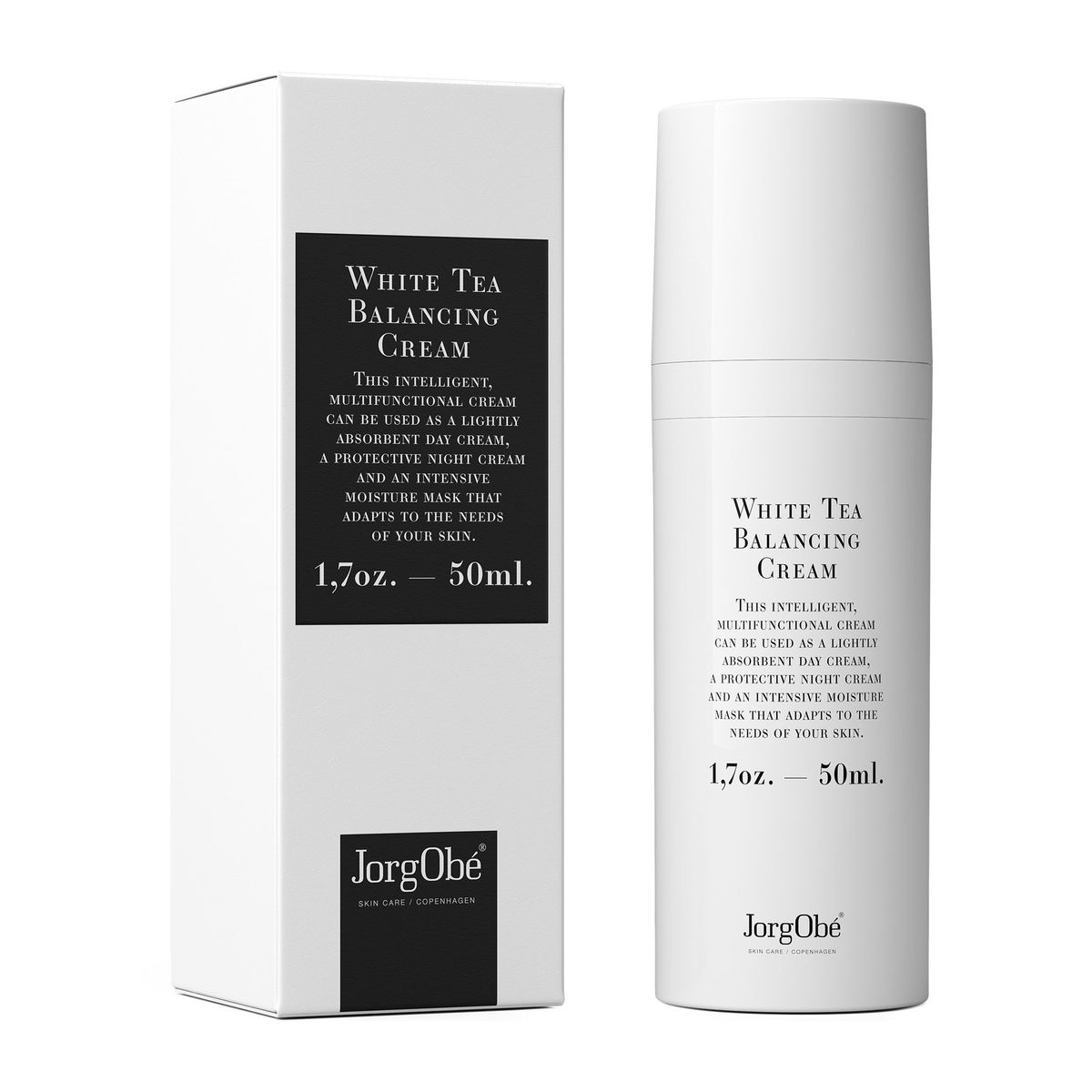 Jorgobé White Tea Balancing Cream, 50 ml.