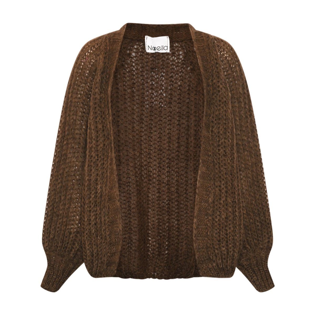 Joseph Knit Cardigan Chocolate Melange M/L