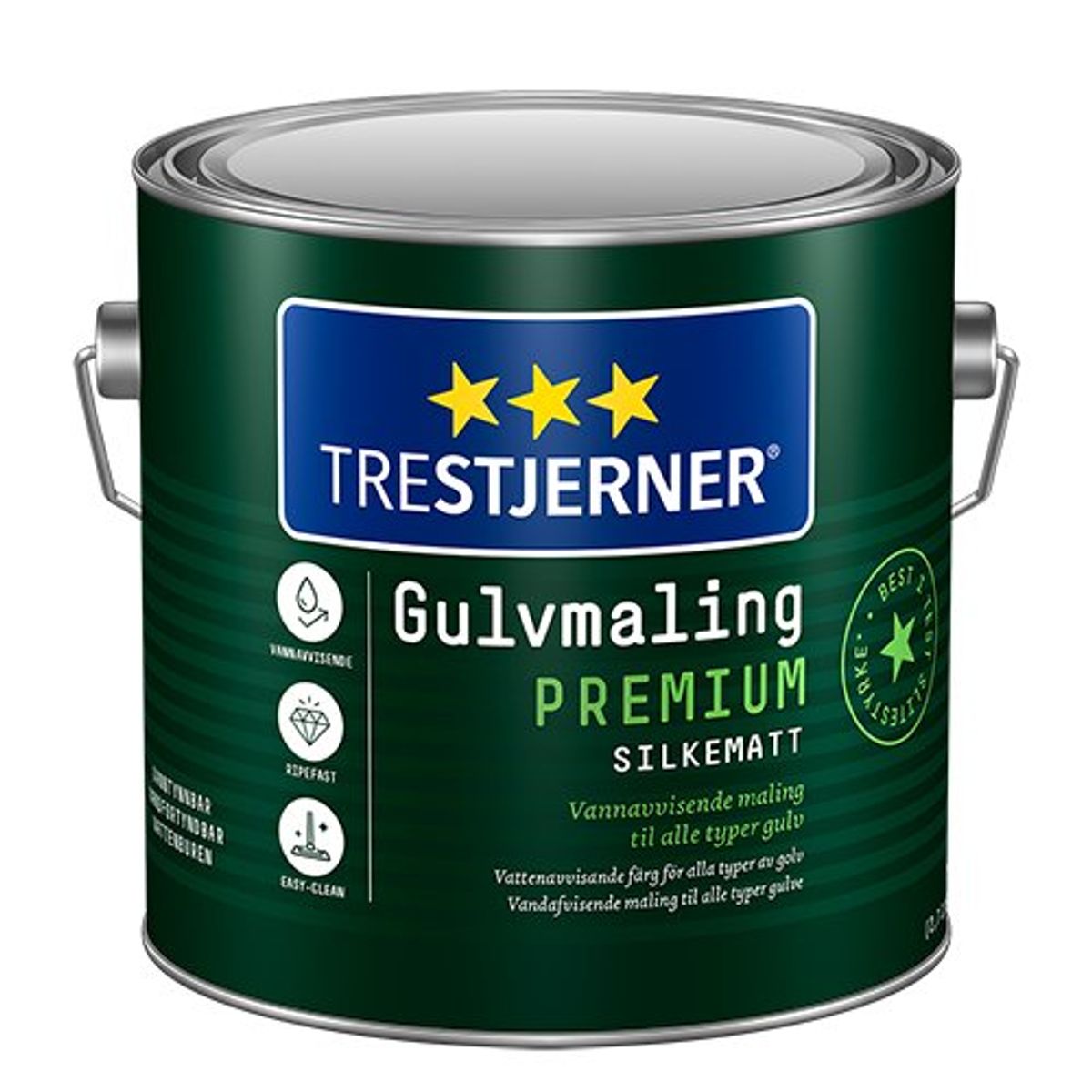 Jotun Trestjerner Gulvmaling Premium Silkemat - 0.68 L - gulvmaling