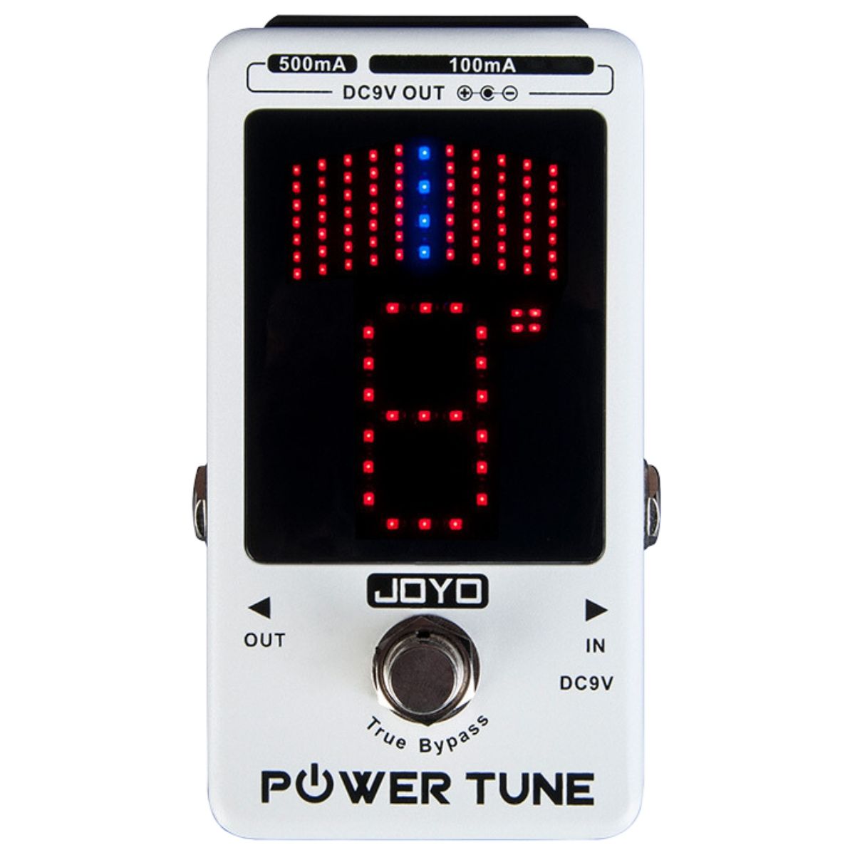 Joyo JF-18R pedal-tuner og multi-strømforsyning