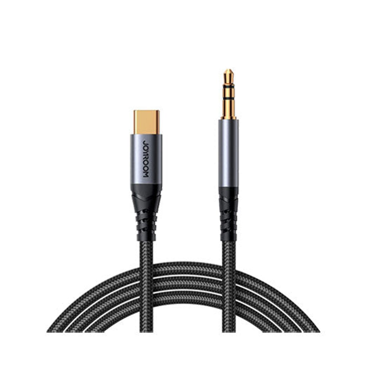 JOYROOM&trade; | USB-C til 3.5mm Mini-jack kabel - Sort - 1.2M