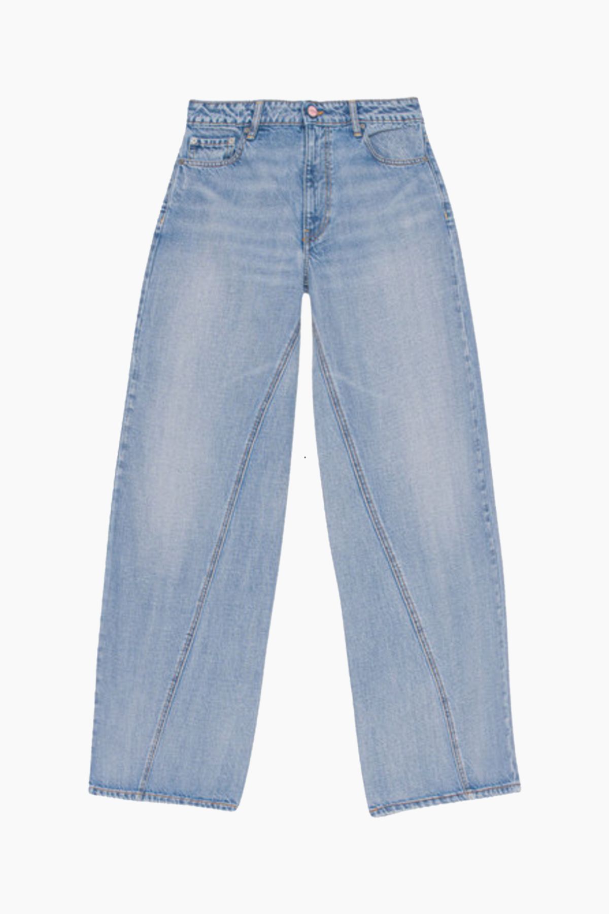 Jozey Rigid Denim - Light Blue Vintage - GANNI - Blå 26/32