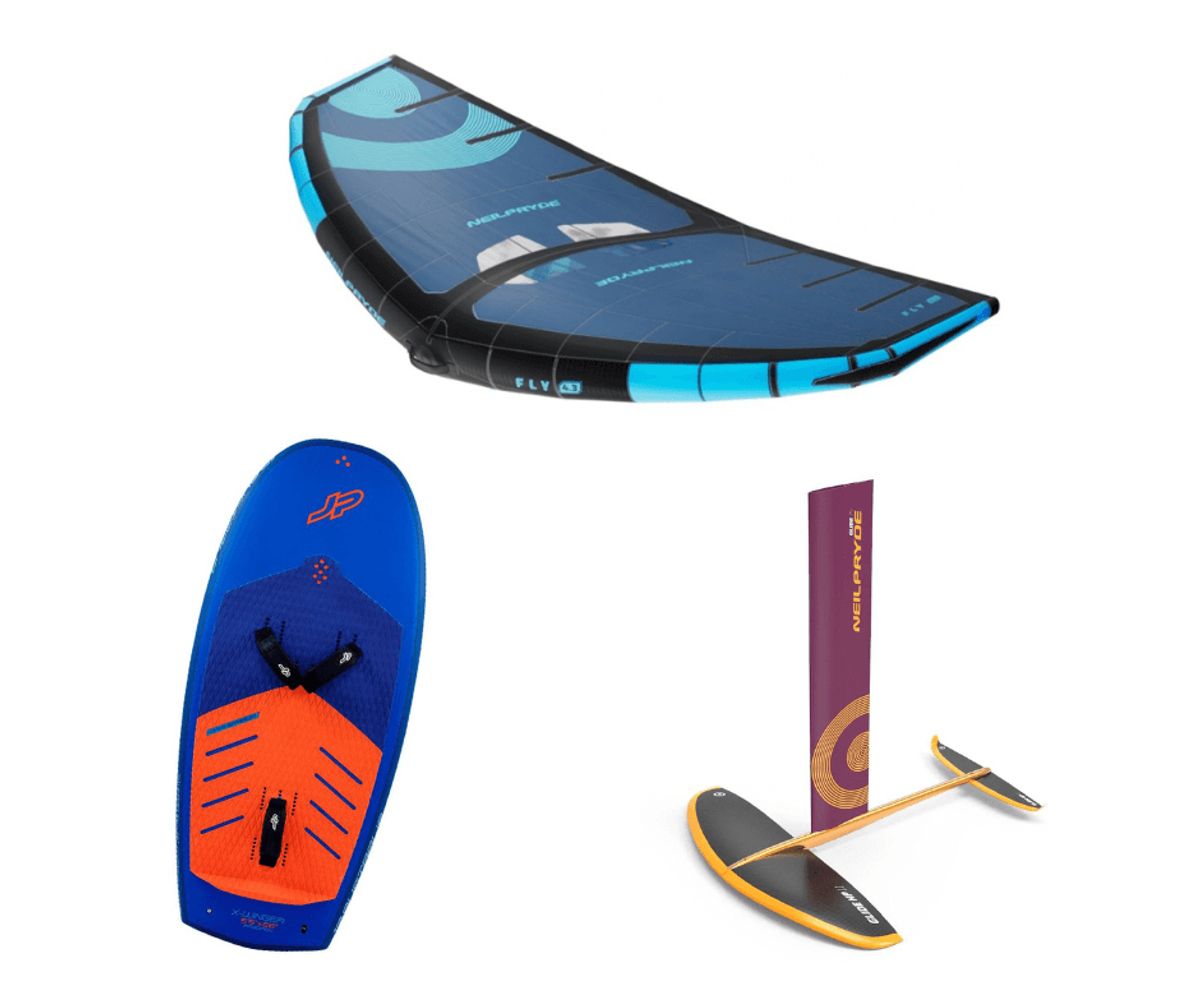 JP Australia X-Winger IPR board+foil+wing - Komplet Wingsurf Pakke