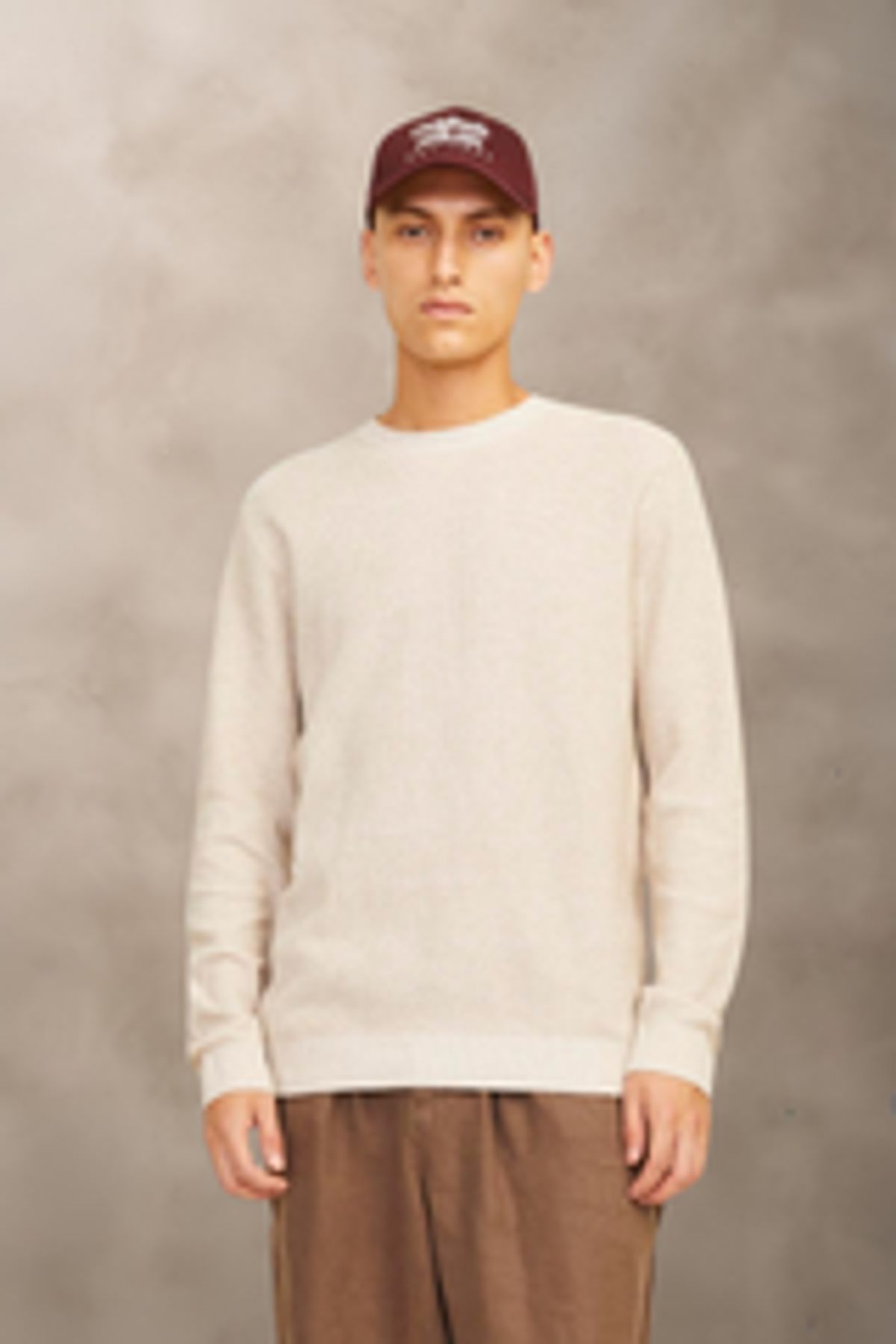 JPRCCLUCAS STRUCTURE KNIT CREW NECK