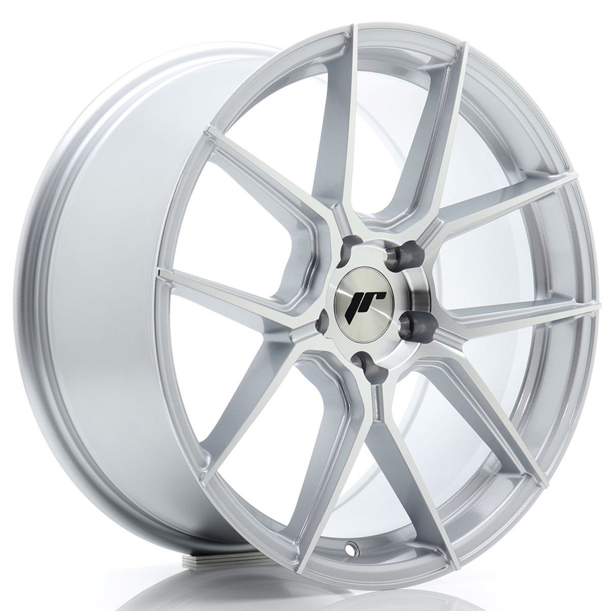 JR WHEELS JR30 Silver Machined Face Silver Machined Face