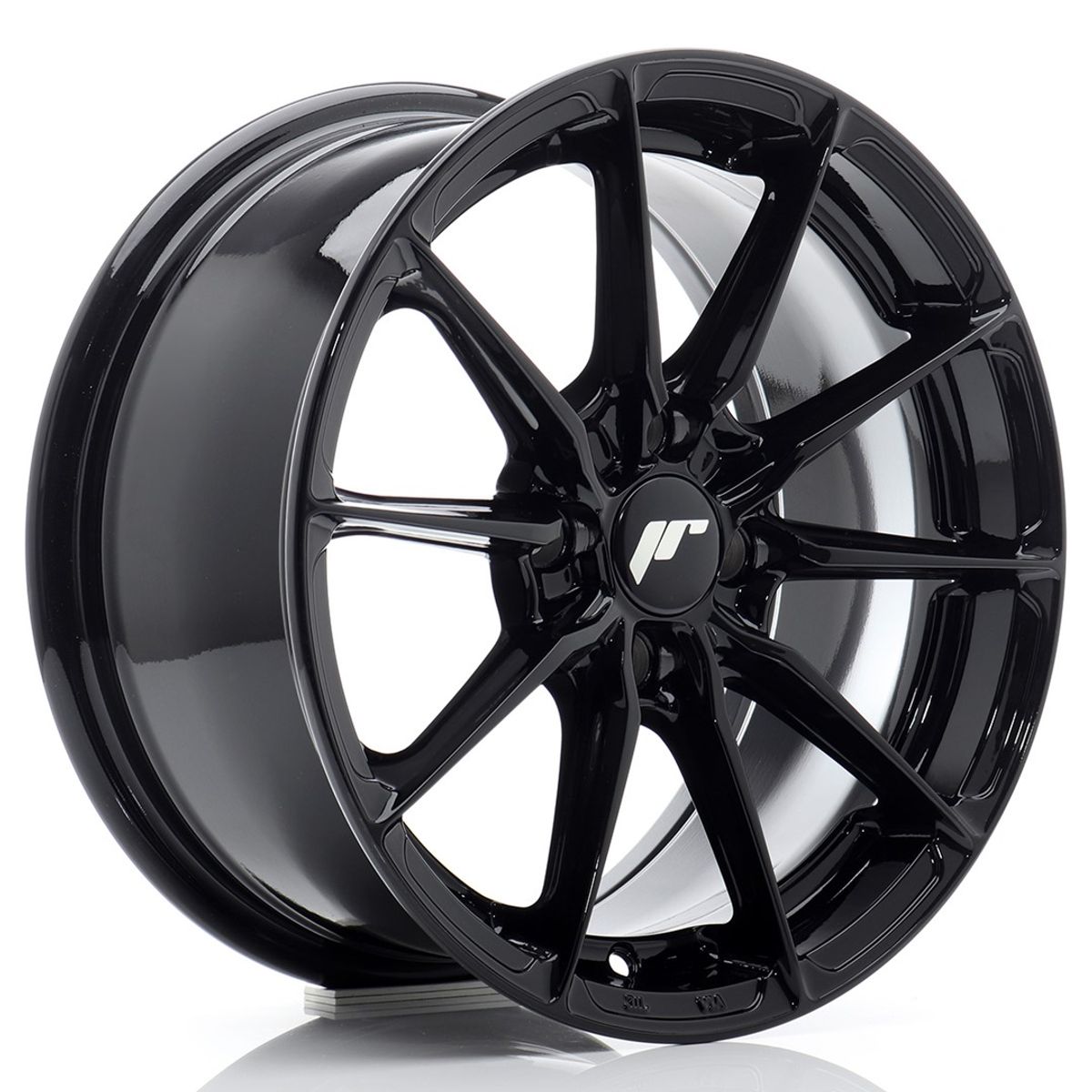 JR WHEELS JR37 Glossy Black Glossy Black