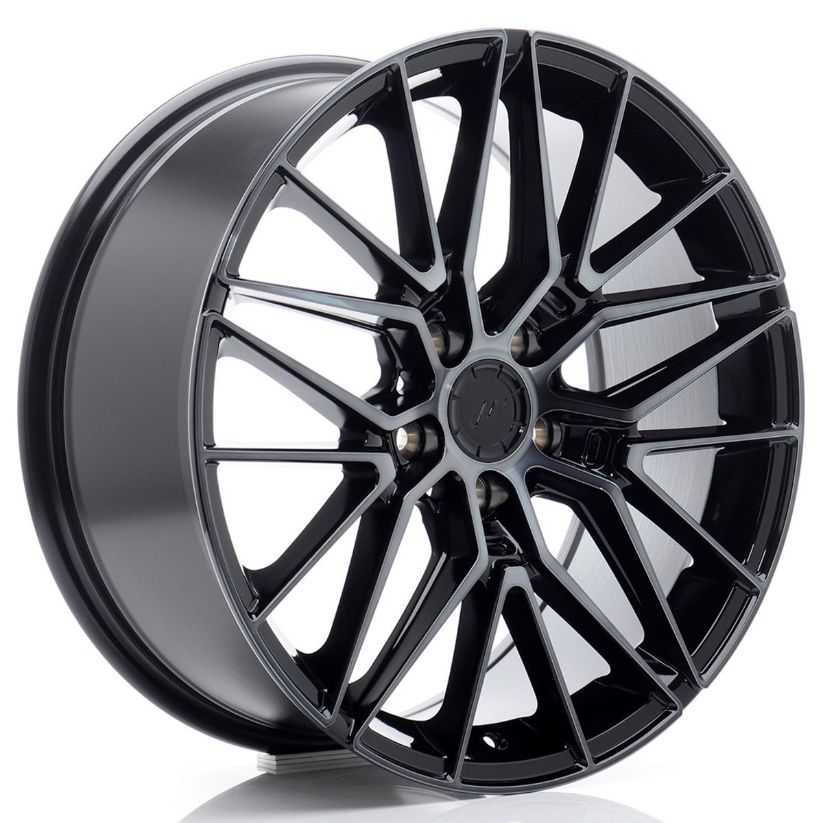 JR WHEELS JR38 Black Machined w-Tinted Face Black Machined w/Tinted Face