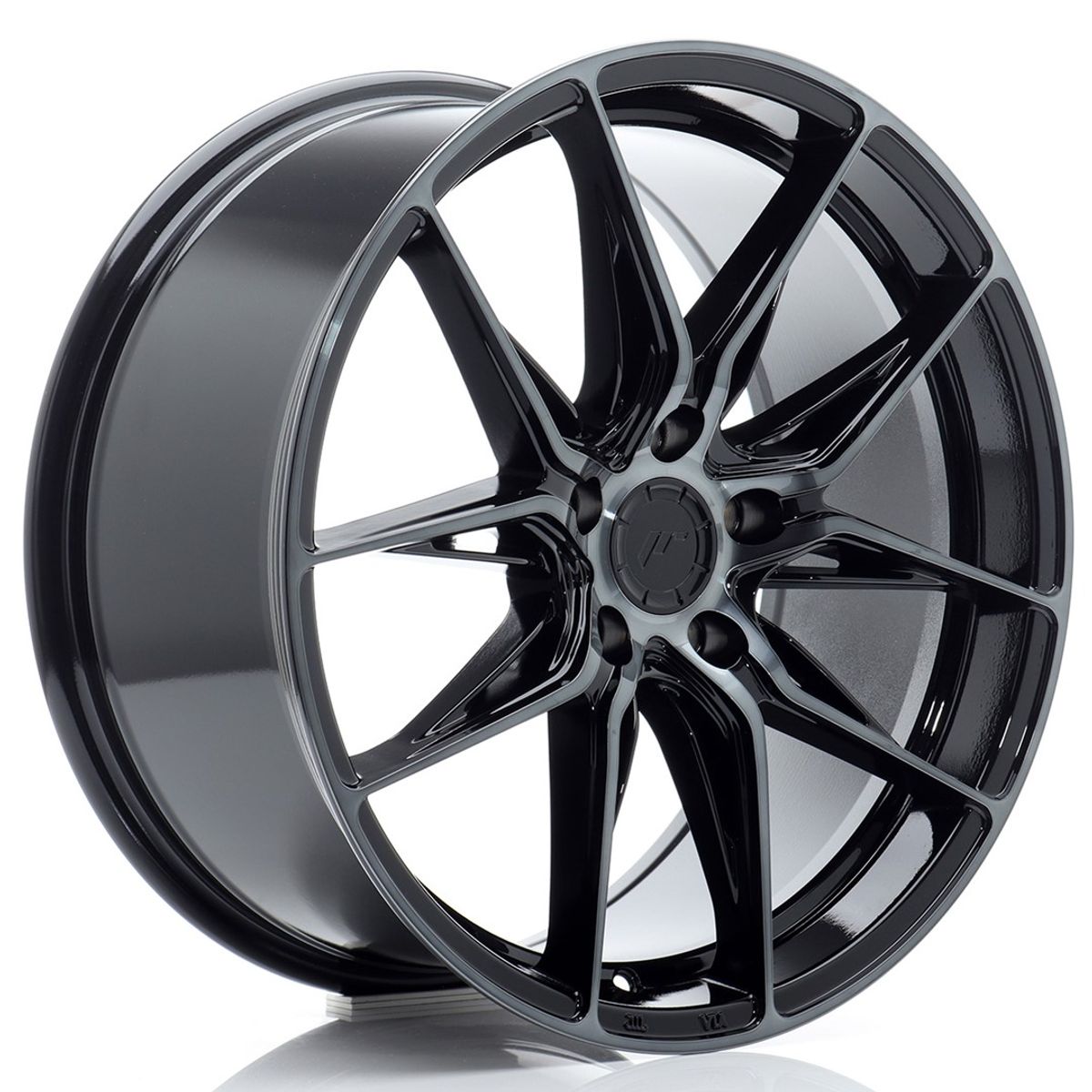 JR WHEELS JR44 Black Machined w-Tinted Face Black Machined w/Tinted Face