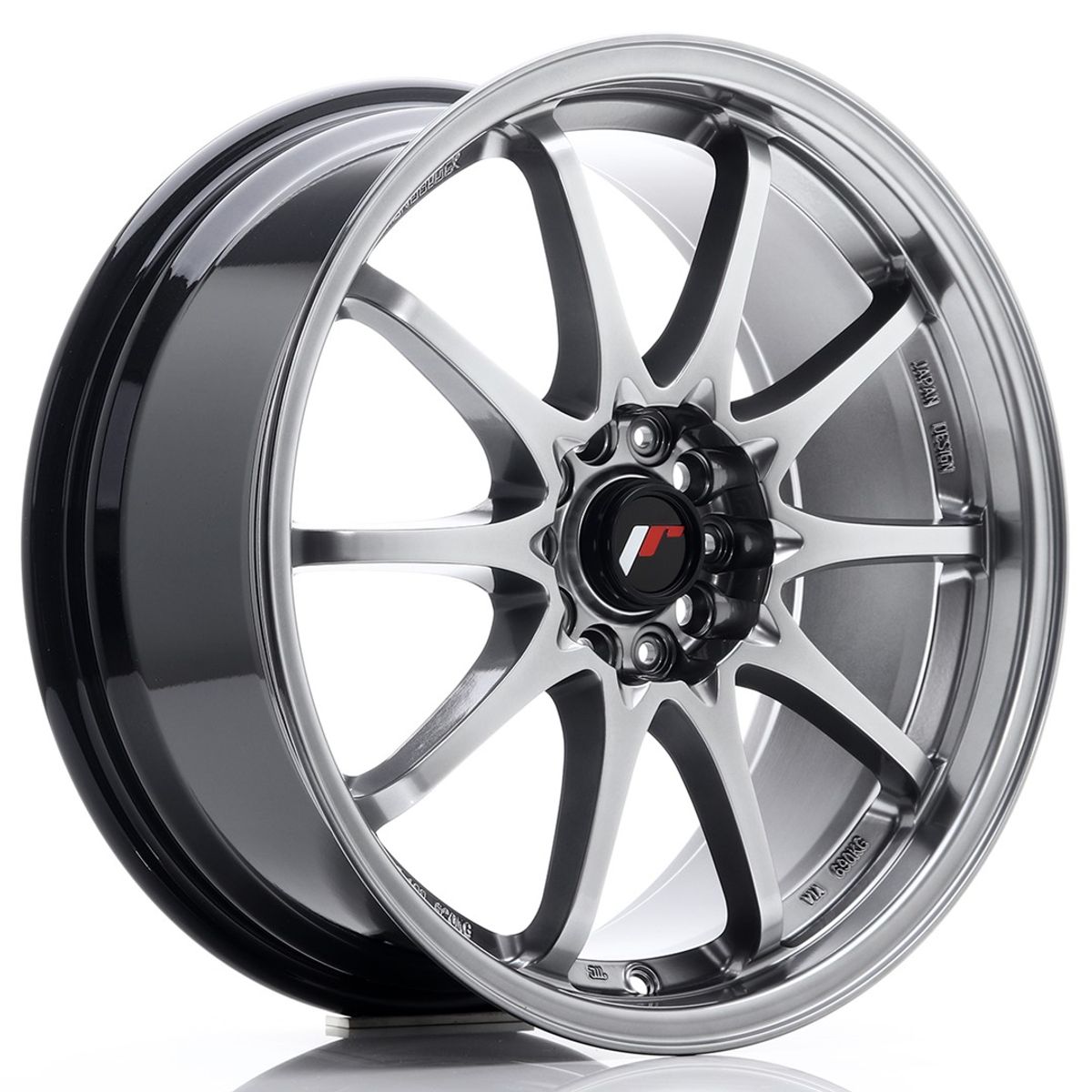 JR WHEELS JR5 Hyper Black Hyper Black