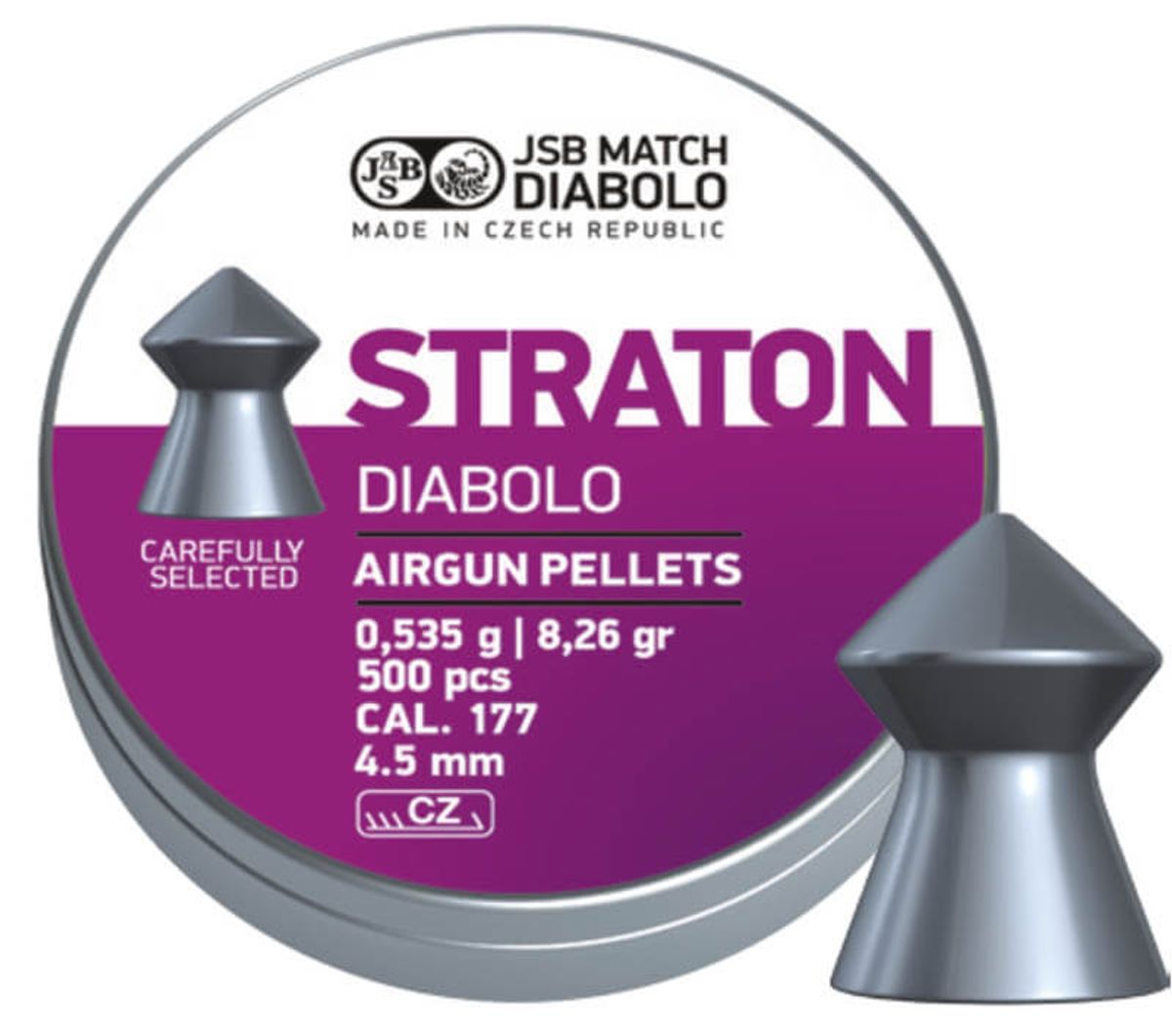 JSB Straton Hagl, 500 stk, 4,5 mm(.177)