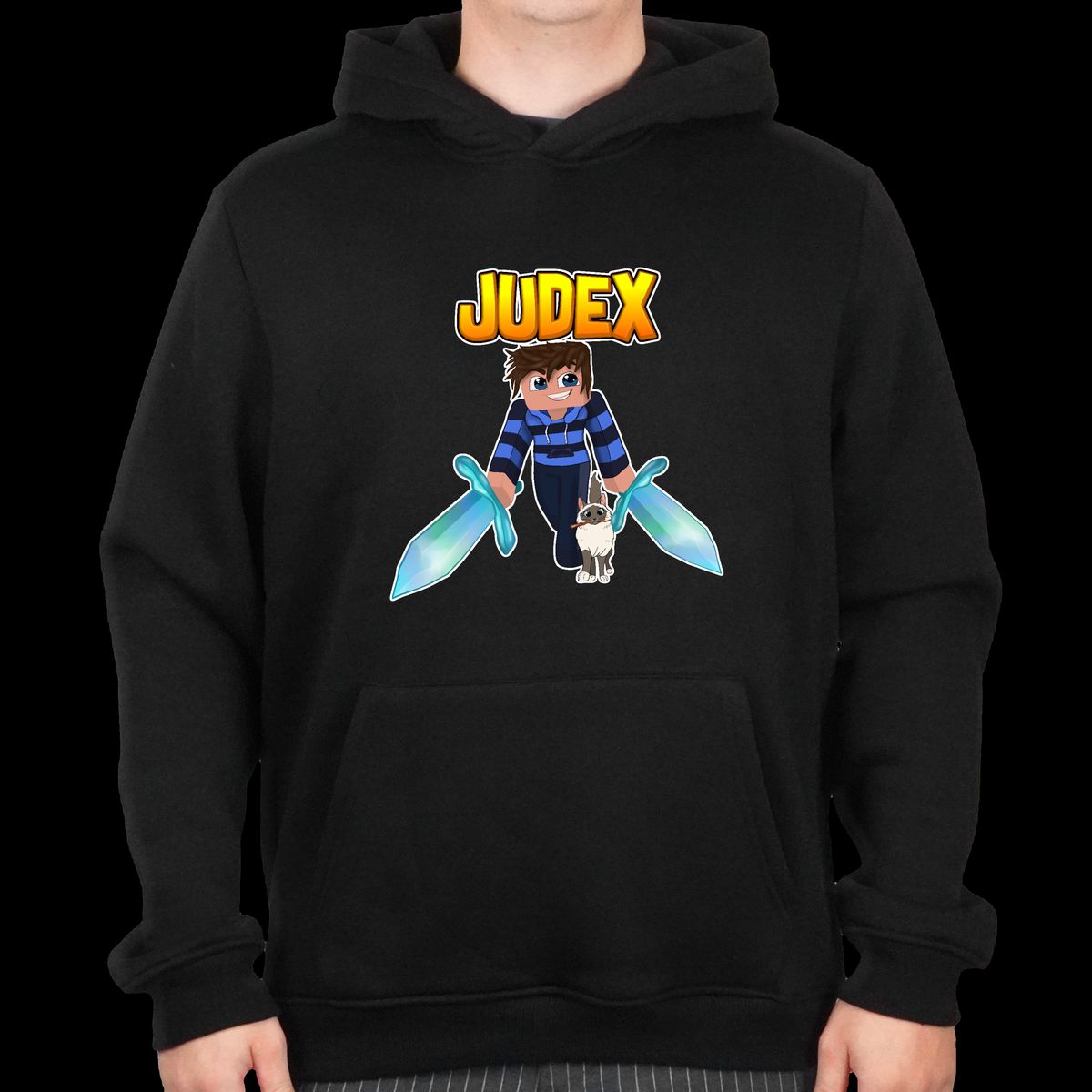 Judex Kriger Hoodie - Sort | 12-14