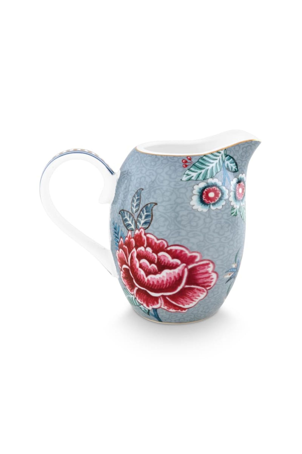 Jug Small Flower Festival Light Blue 250ml