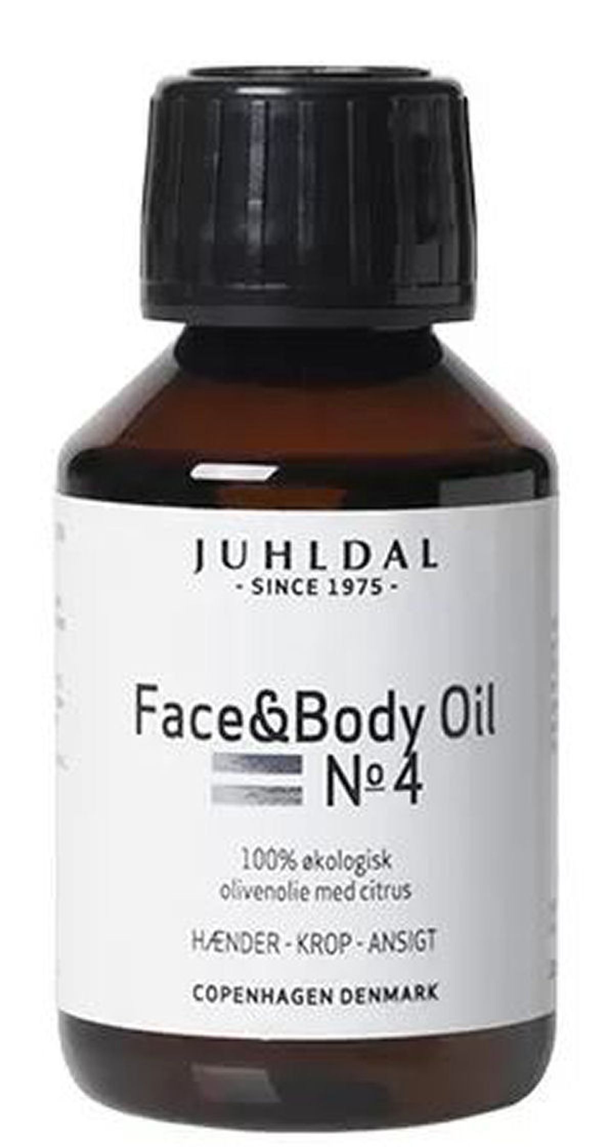 Juhldal face & body oil no. 4 100% økologisk olivenolie med citrus 100ml