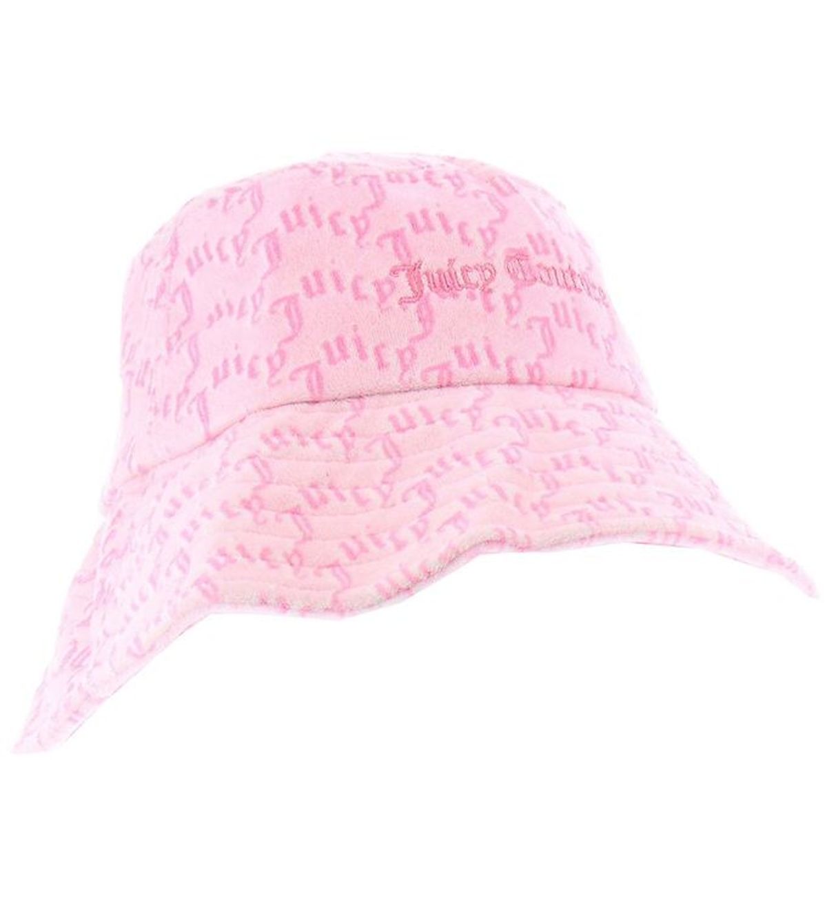 Juicy Couture Bøllehat - Frotté - Pink Arched Mono