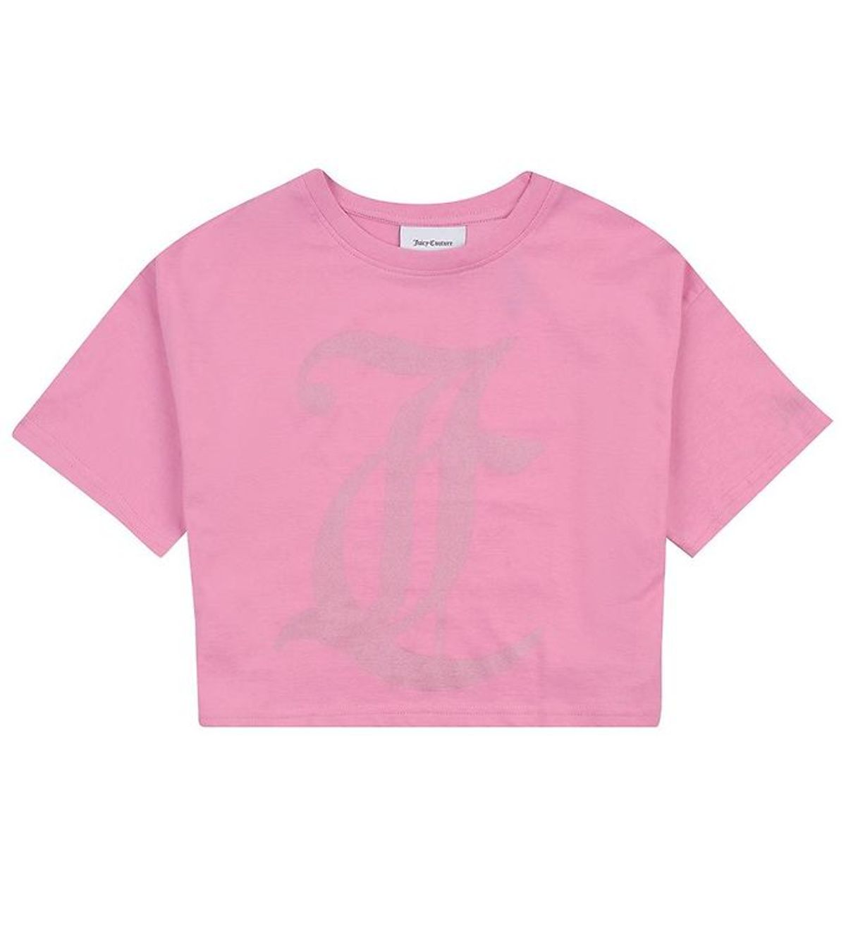 Juicy Couture T-shirt - Cropped - Fuchsia Pink