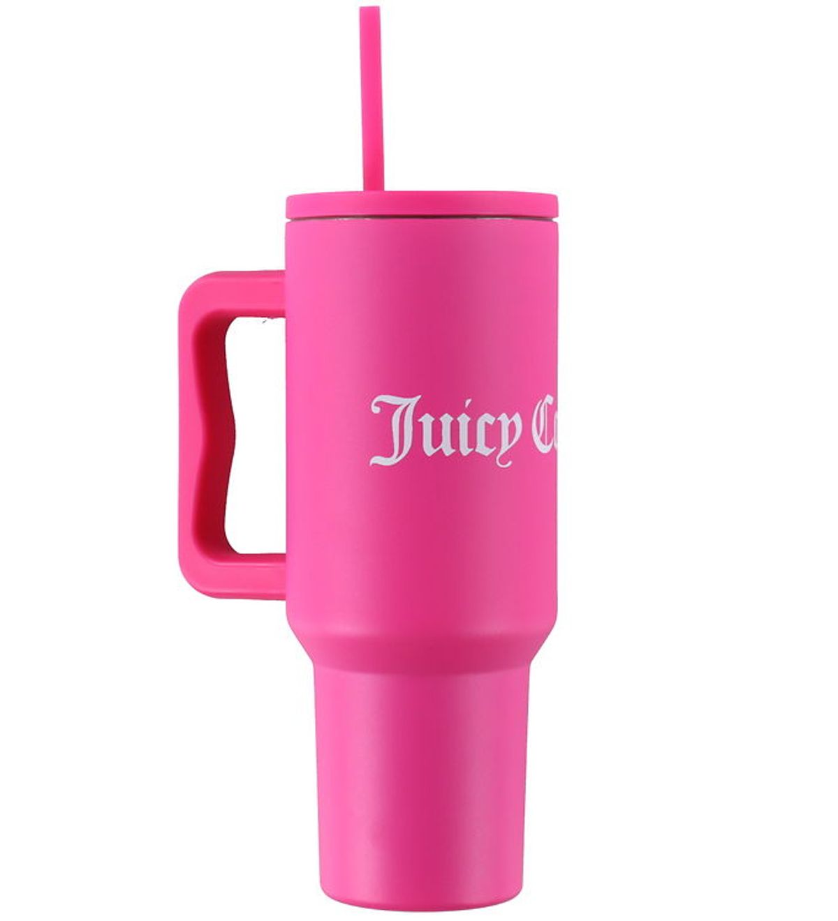 Juicy Couture Termokop m. Sugerør - 1,2 liter - Hot Pink