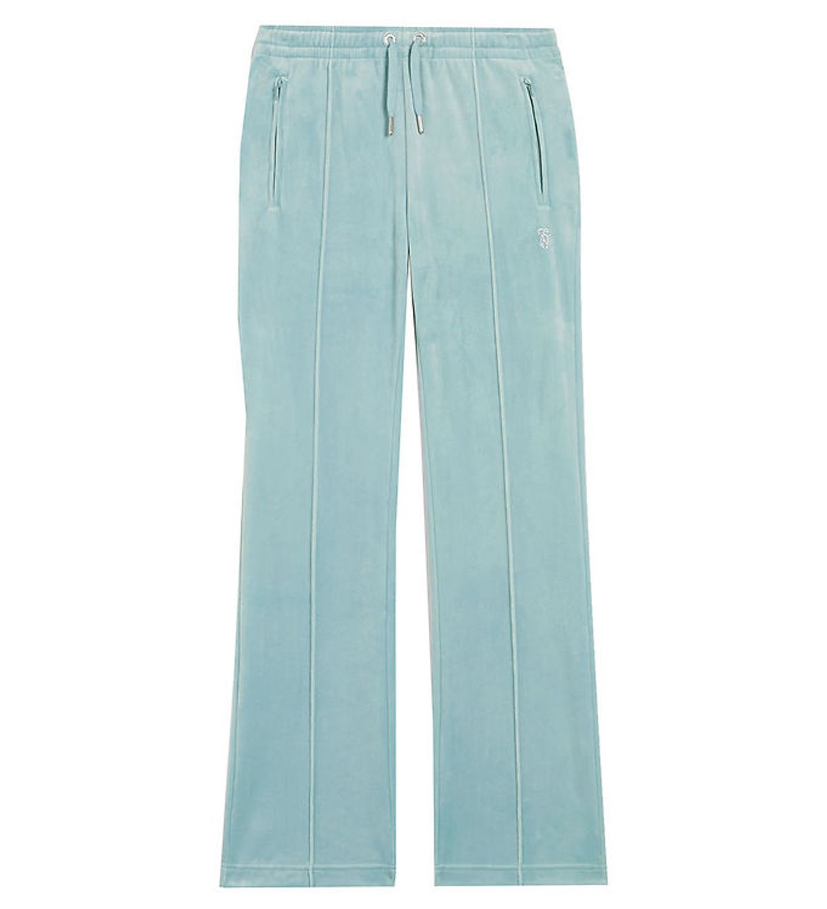 Juicy Couture Velurbukser - Blue Surf m. Similisten