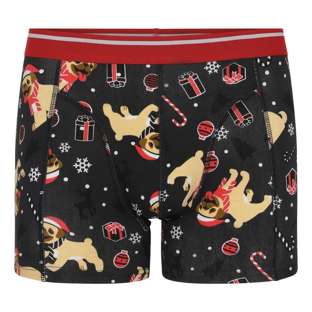 Jule-boxershorts, Hundehvalp - 2XL