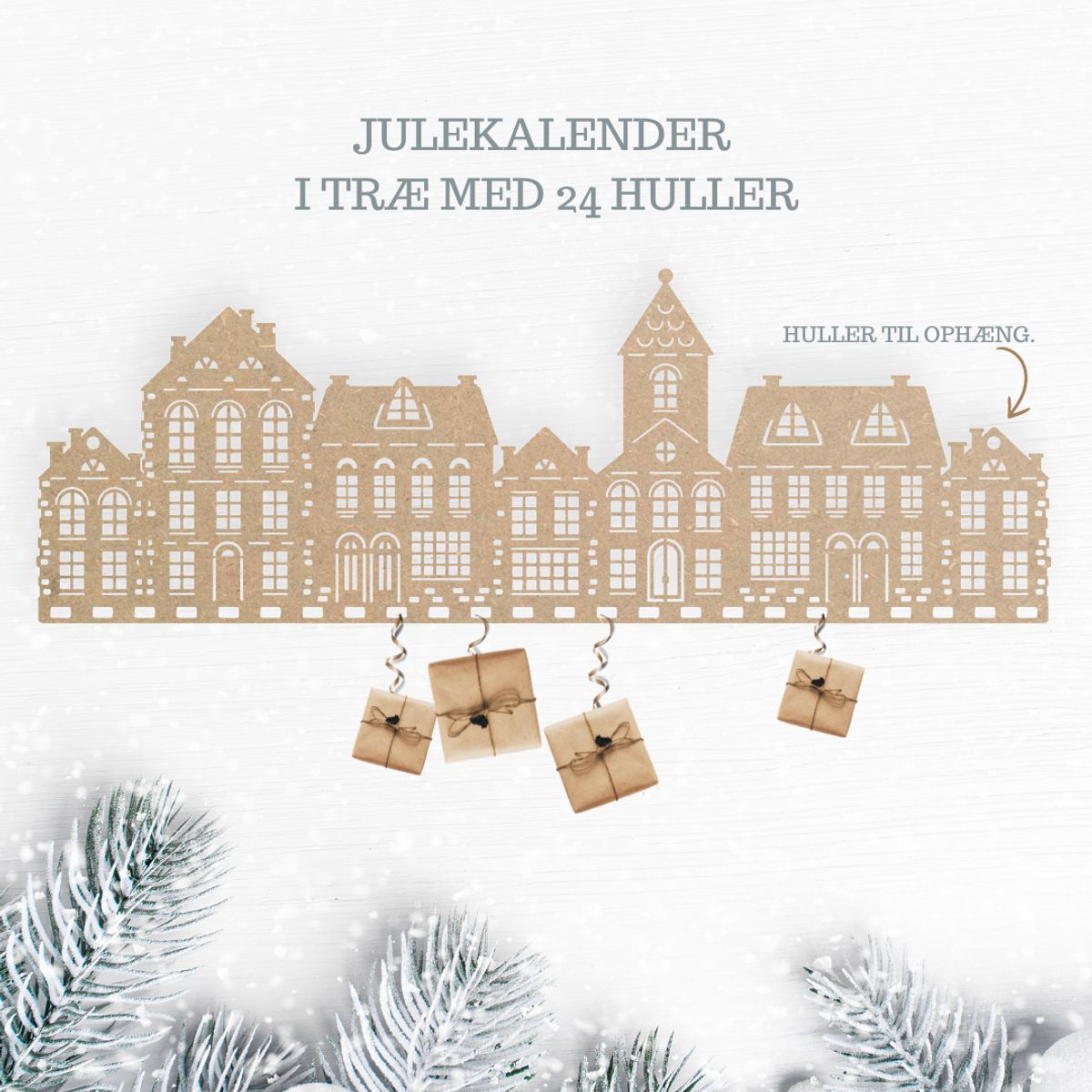 Julekalender i træ