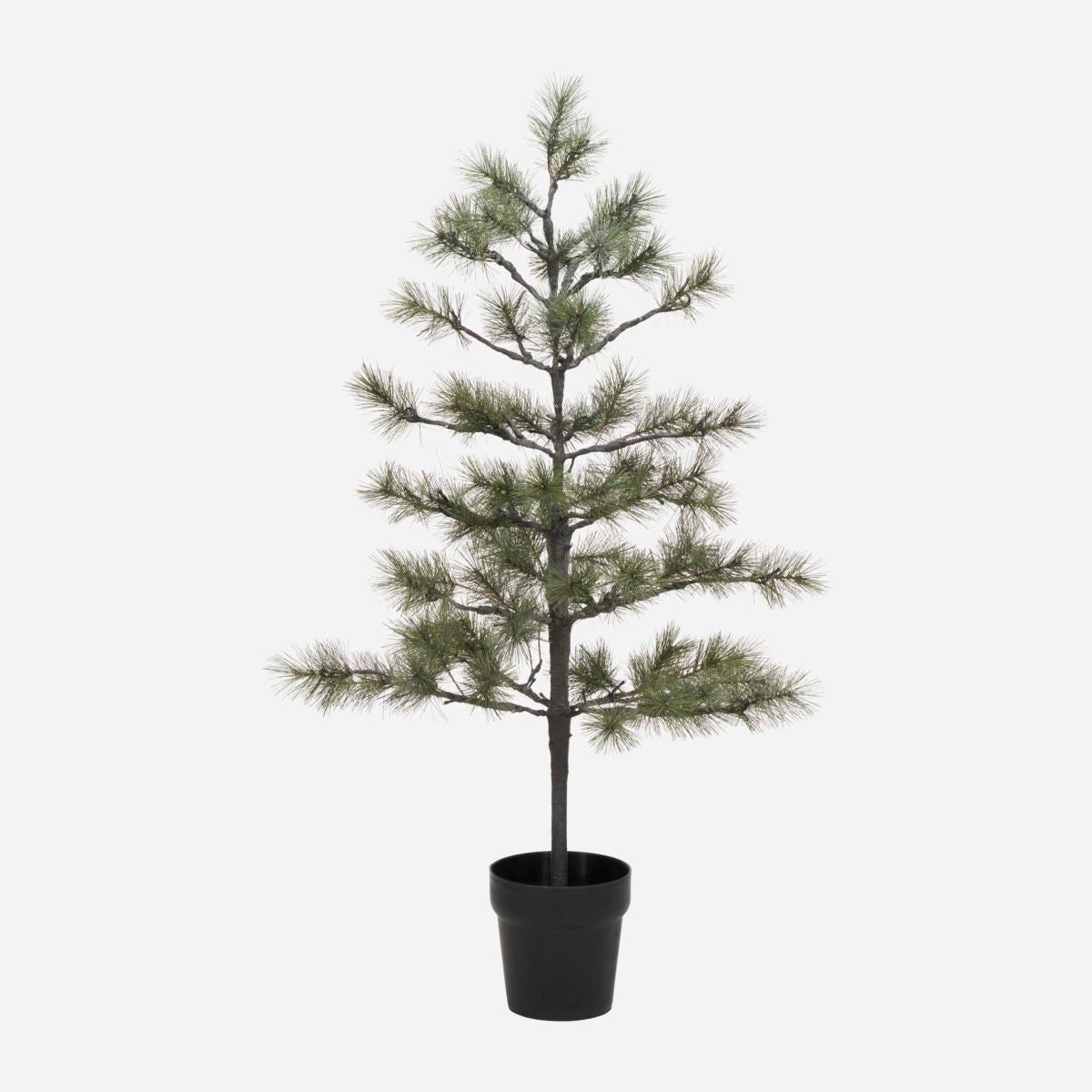 Juletræ med LED, HDPeuce, Natur h: 125 cm