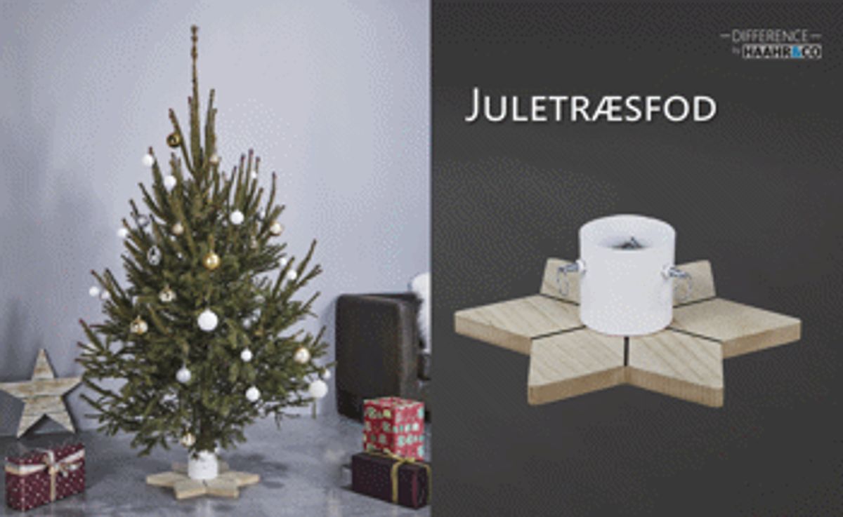 Juletræsfod Stjerneformet