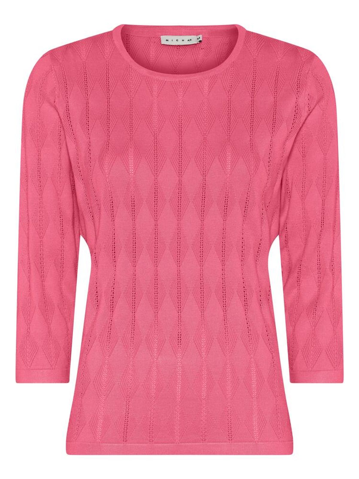 Jumper - Basic Fancy Viscose - Pink - Micha