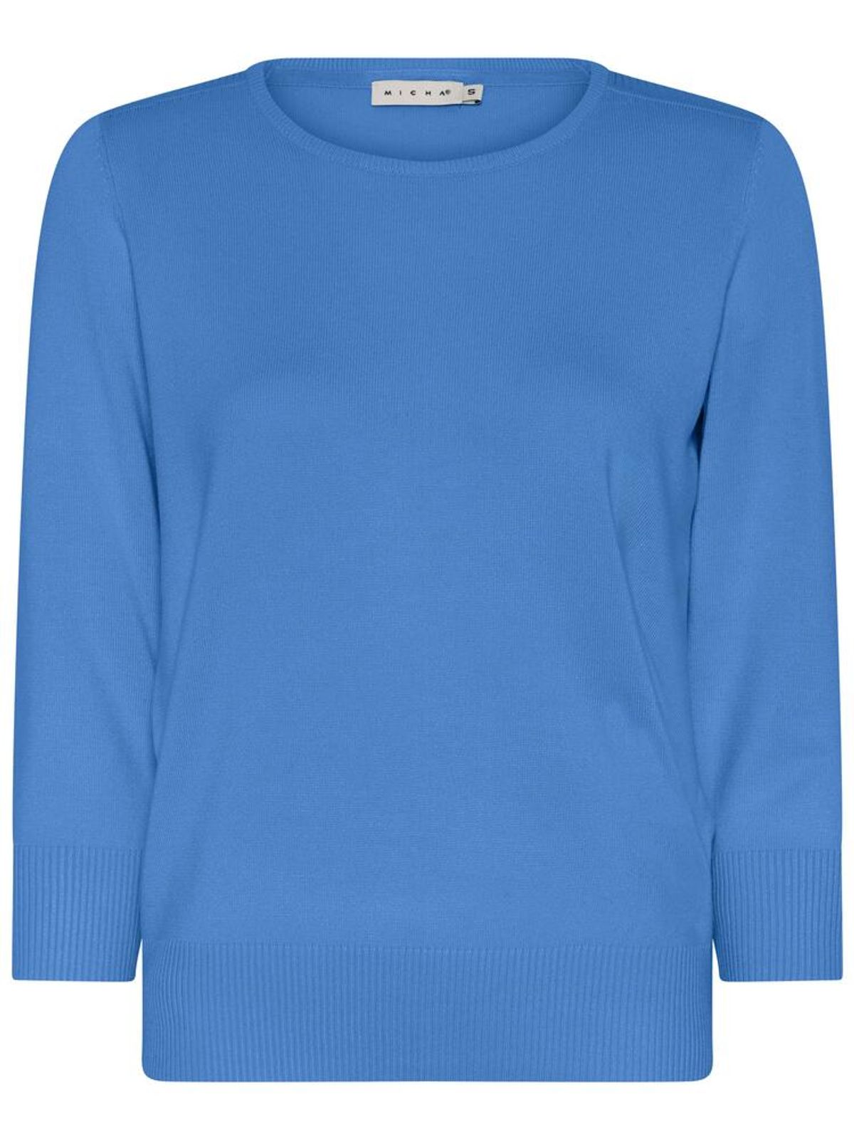 Jumper - Basic Viscose Strik - Dazz. Blue - Micha