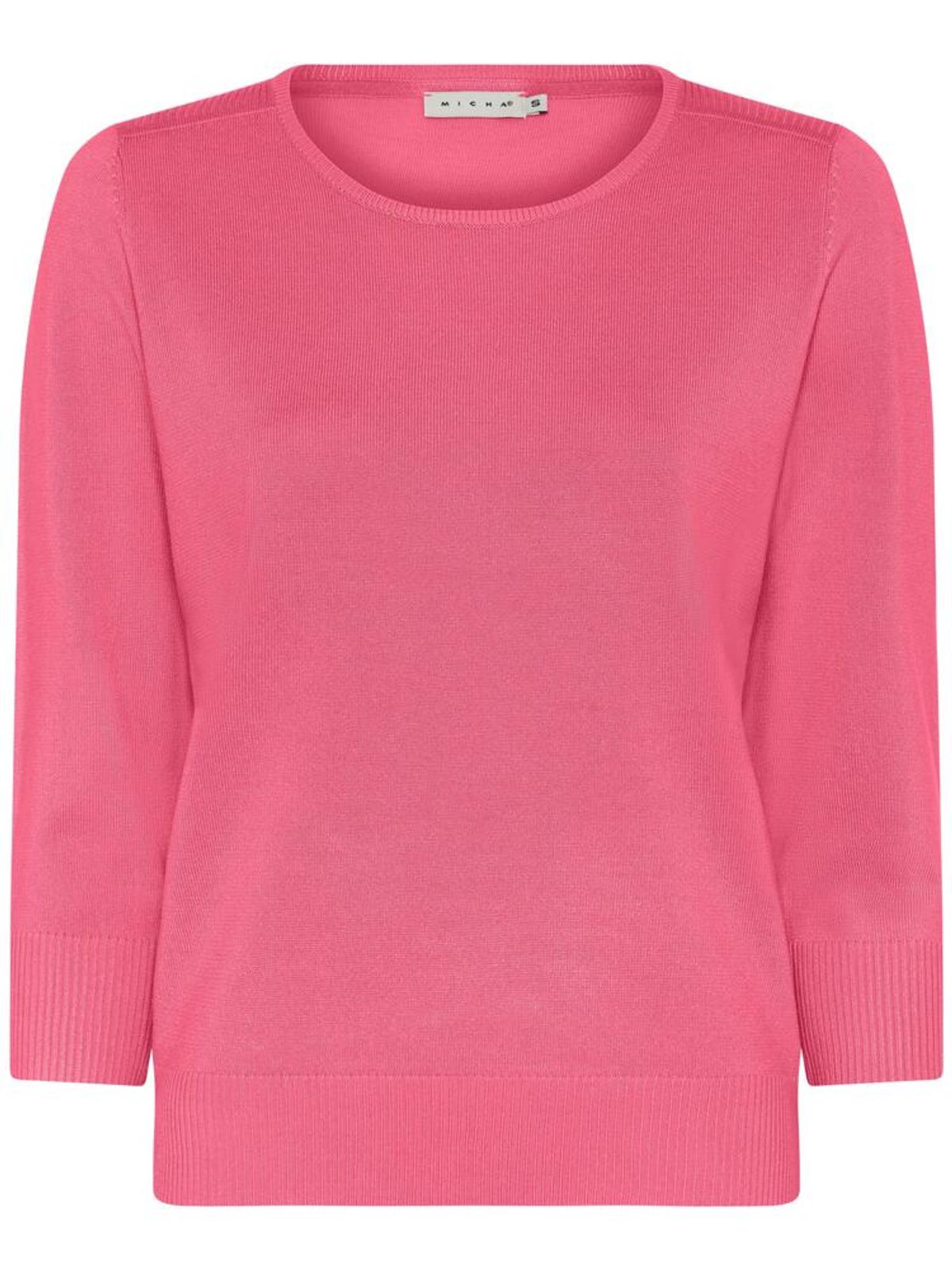 Jumper - Basic Viscose Strik - Pink - Micha