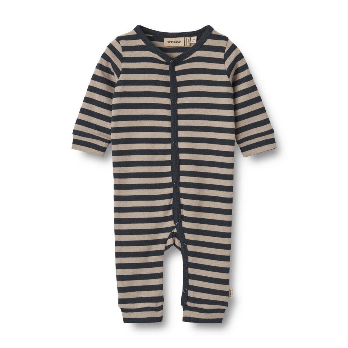 Jumpsuit langærmet Bendji - Navy Stripe - 62