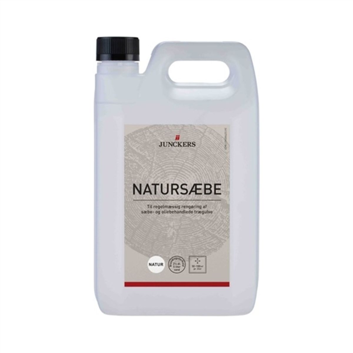 Junckers NaturSæbe - Natur 2,5 L