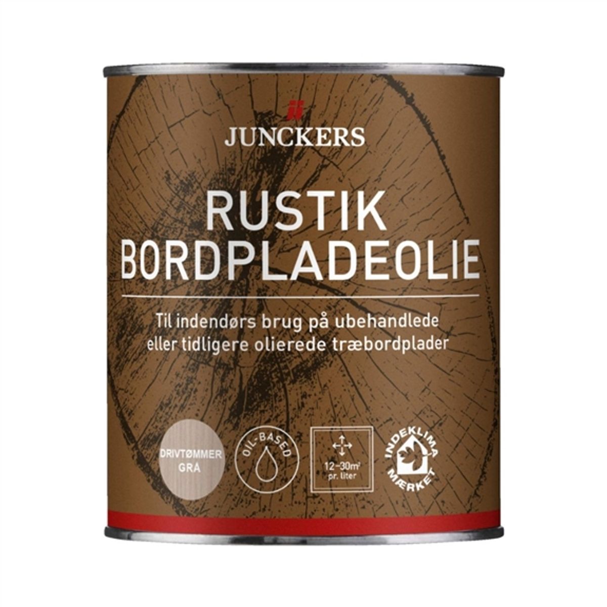 Junckers Rustik BordpladeOlie - Drivtømmer Grå 3/4 liter