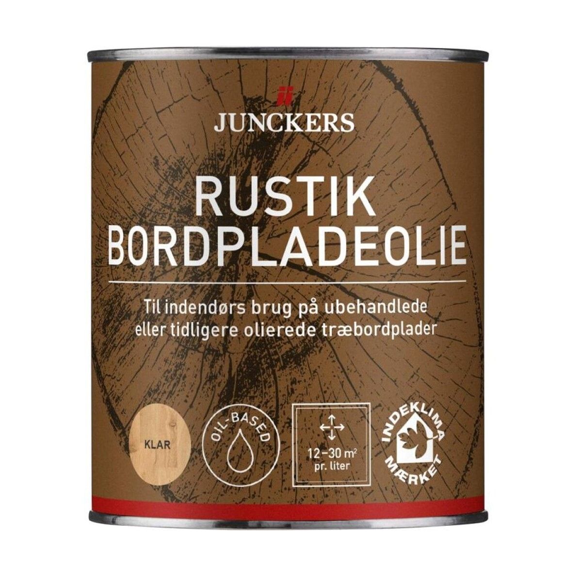 Junckers Rustik Bordpladeolie Klar 3/4 Liter