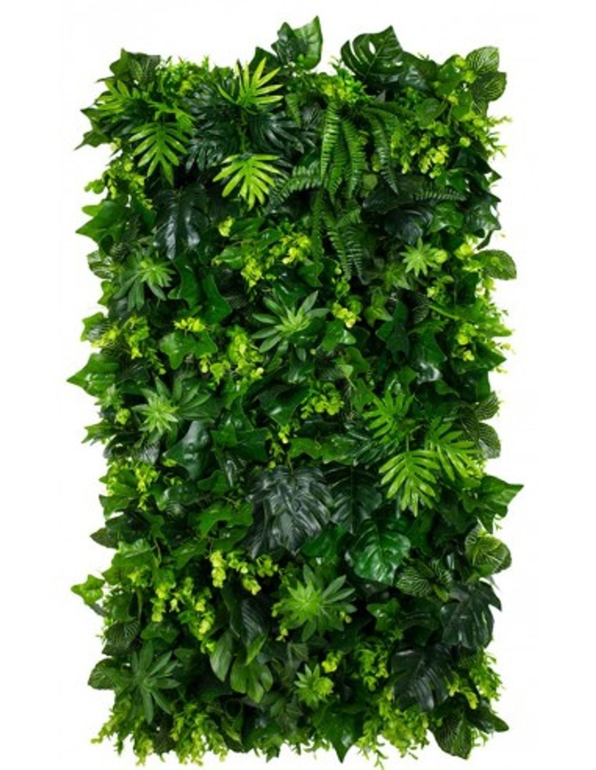 Jungle Heart Plantevæg med kunstige planter 100 x 50 cm